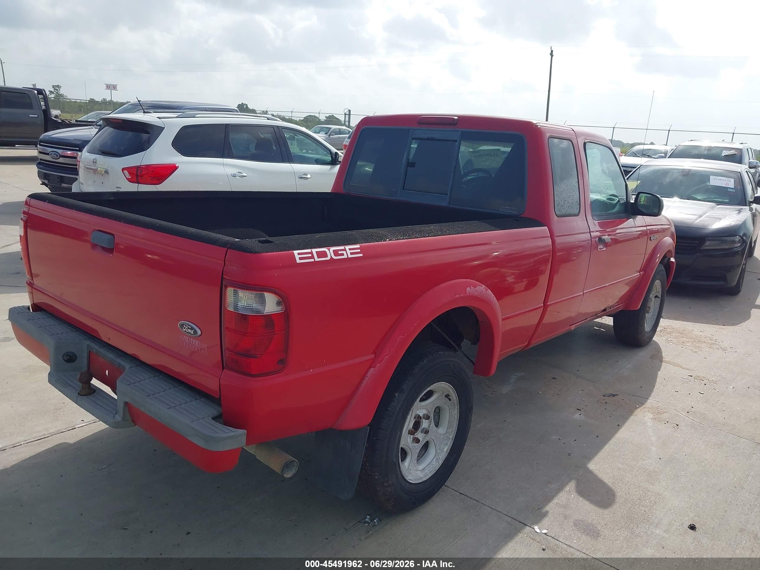 2004 Ford Ranger Edge/tremor/xl/xlt Red vin: 1FTYR14UX4PB22793