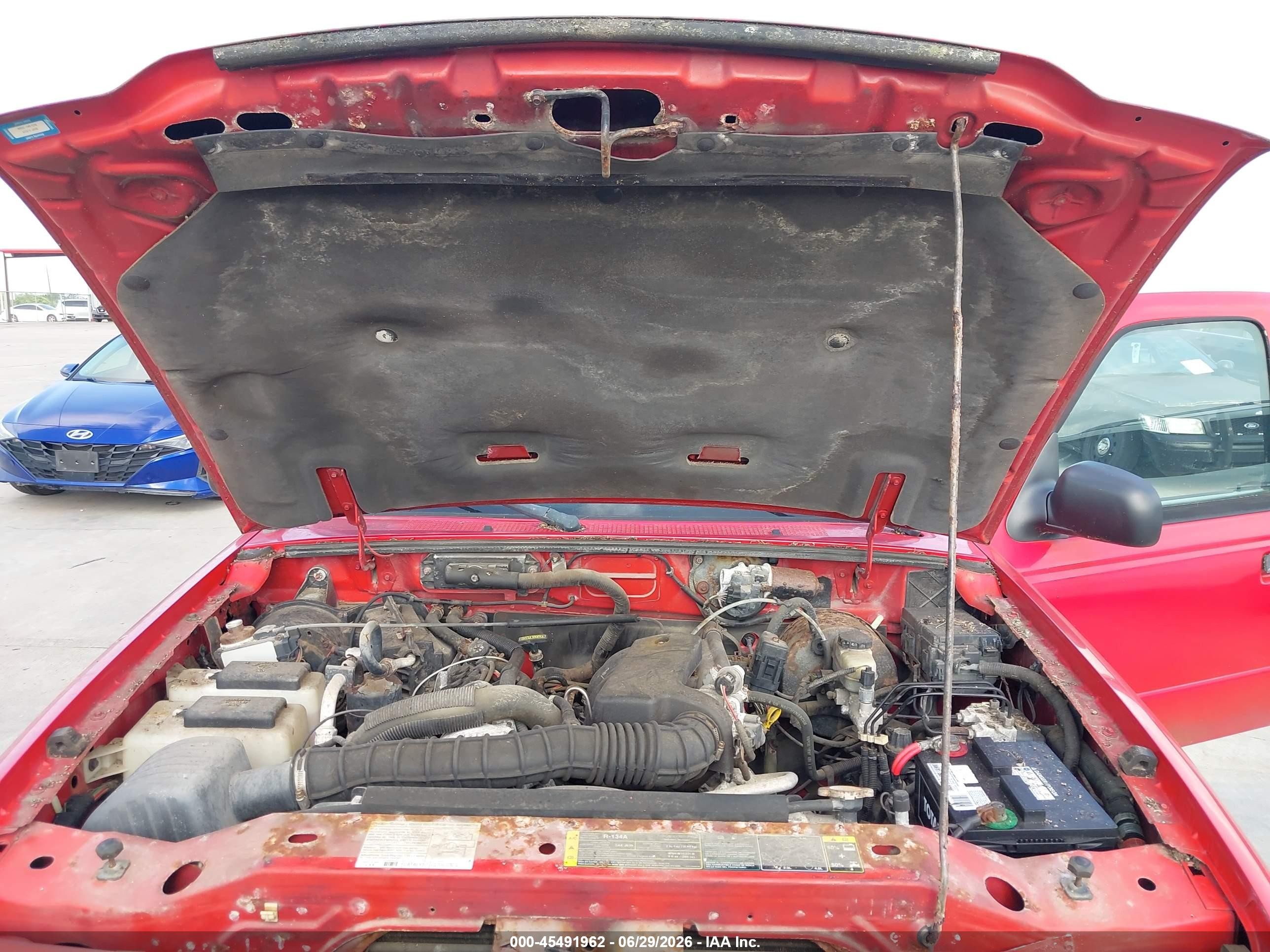2004 Ford Ranger Edge/tremor/xl/xlt Red vin: 1FTYR14UX4PB22793