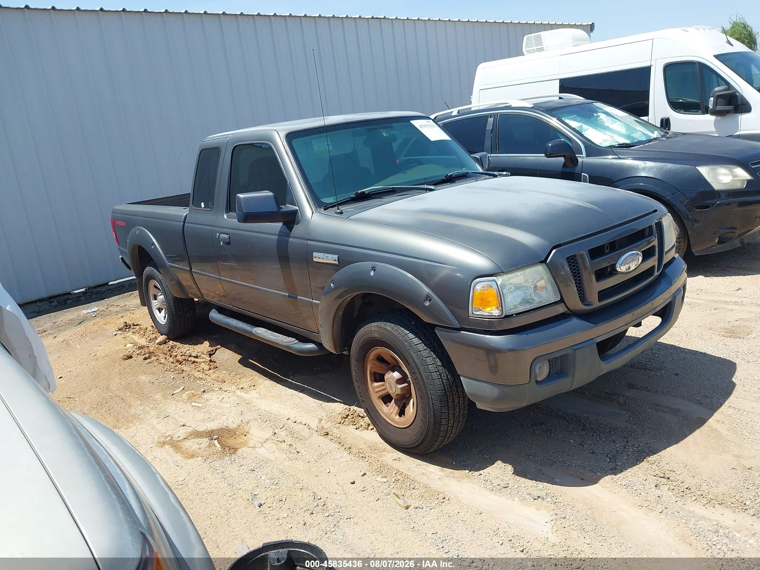 2007 Ford Ranger Sport/stx/xl/xlt Серый vin: 1FTYR14UX7PA02836