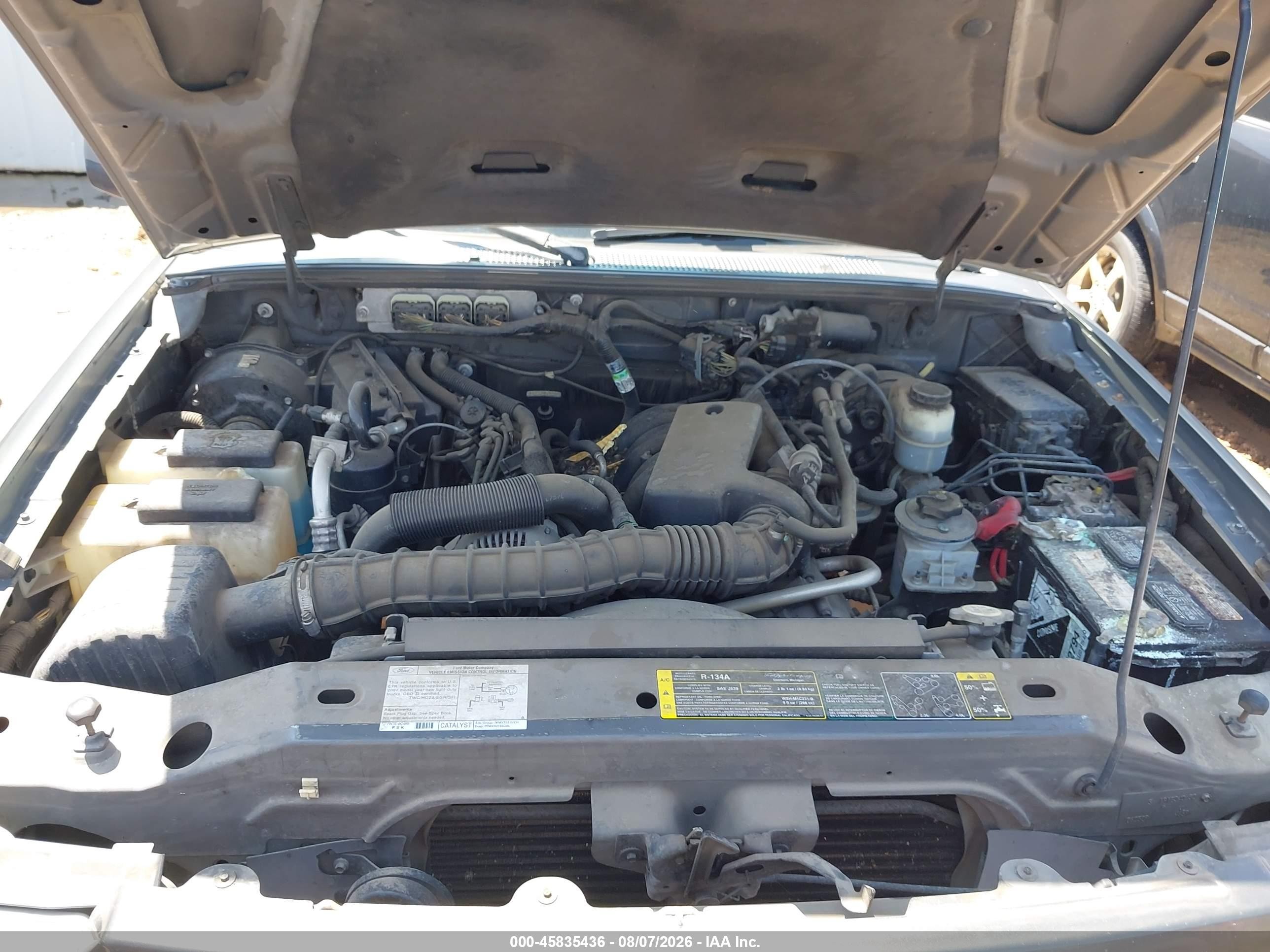2007 Ford Ranger Sport/stx/xl/xlt Gray vin: 1FTYR14UX7PA02836