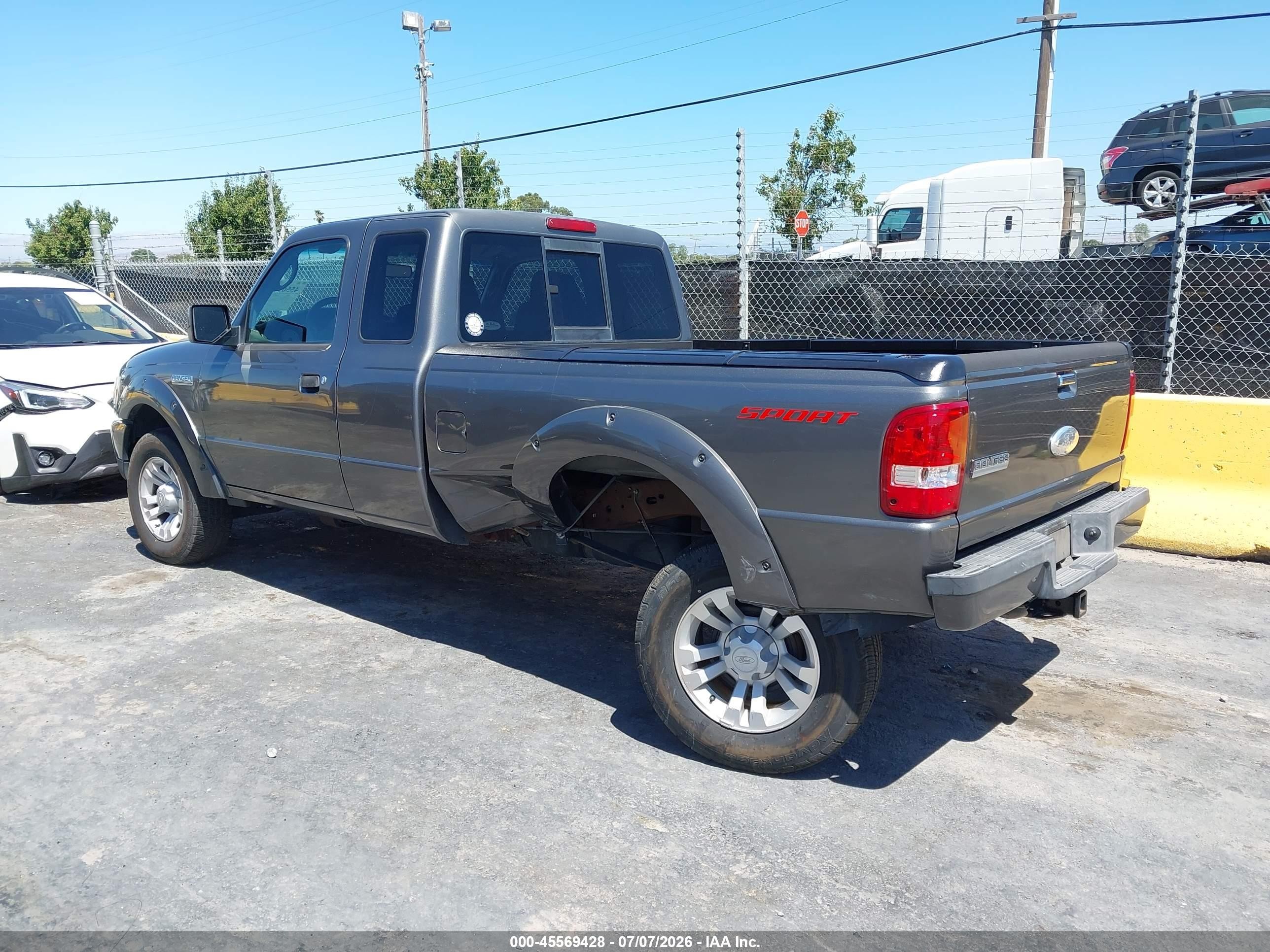 2007 Ford Ranger Sport/stx/xl/xlt Gray vin: 1FTYR14UX7PA40969