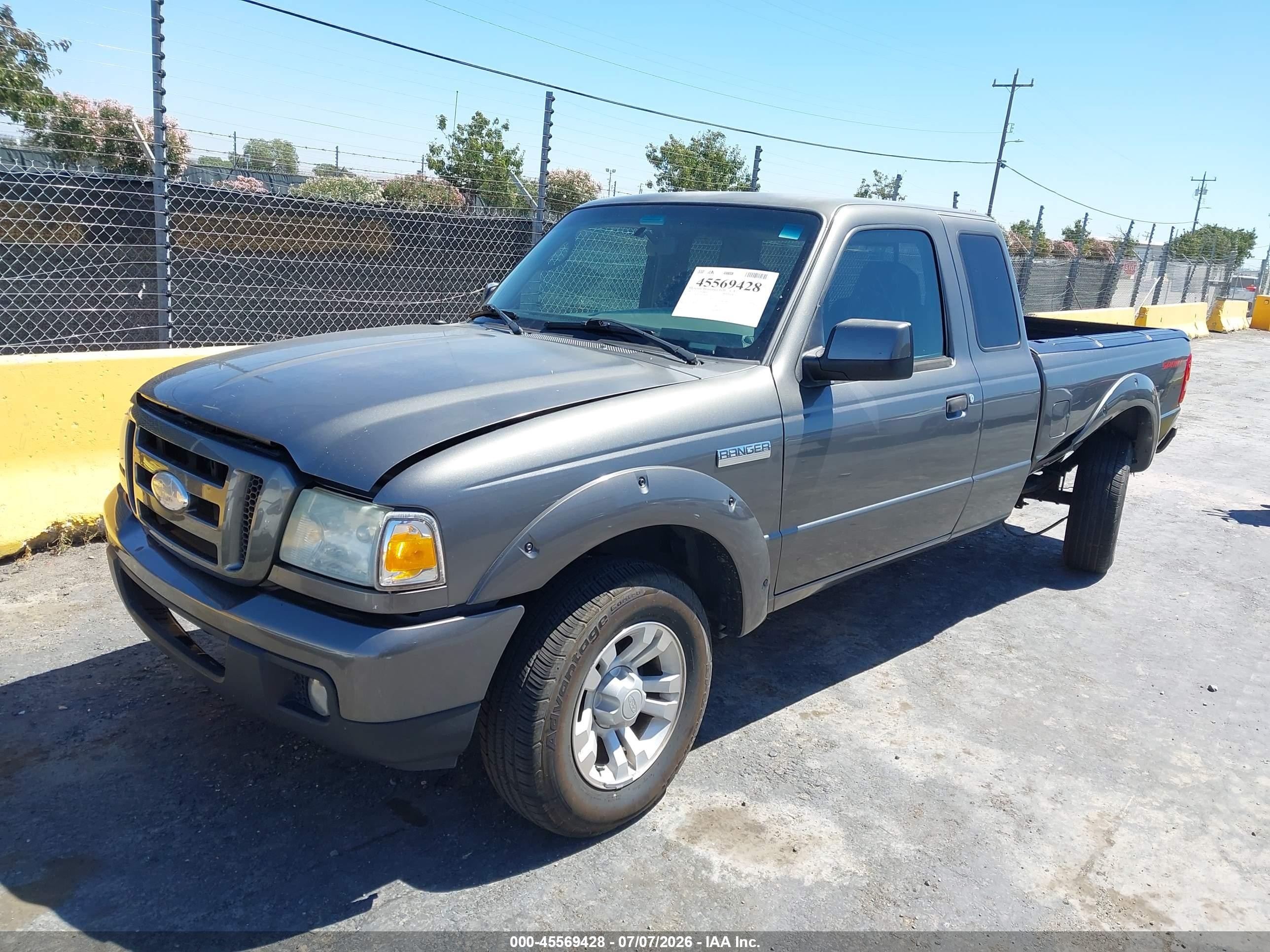 2007 Ford Ranger Sport/stx/xl/xlt Gray vin: 1FTYR14UX7PA40969