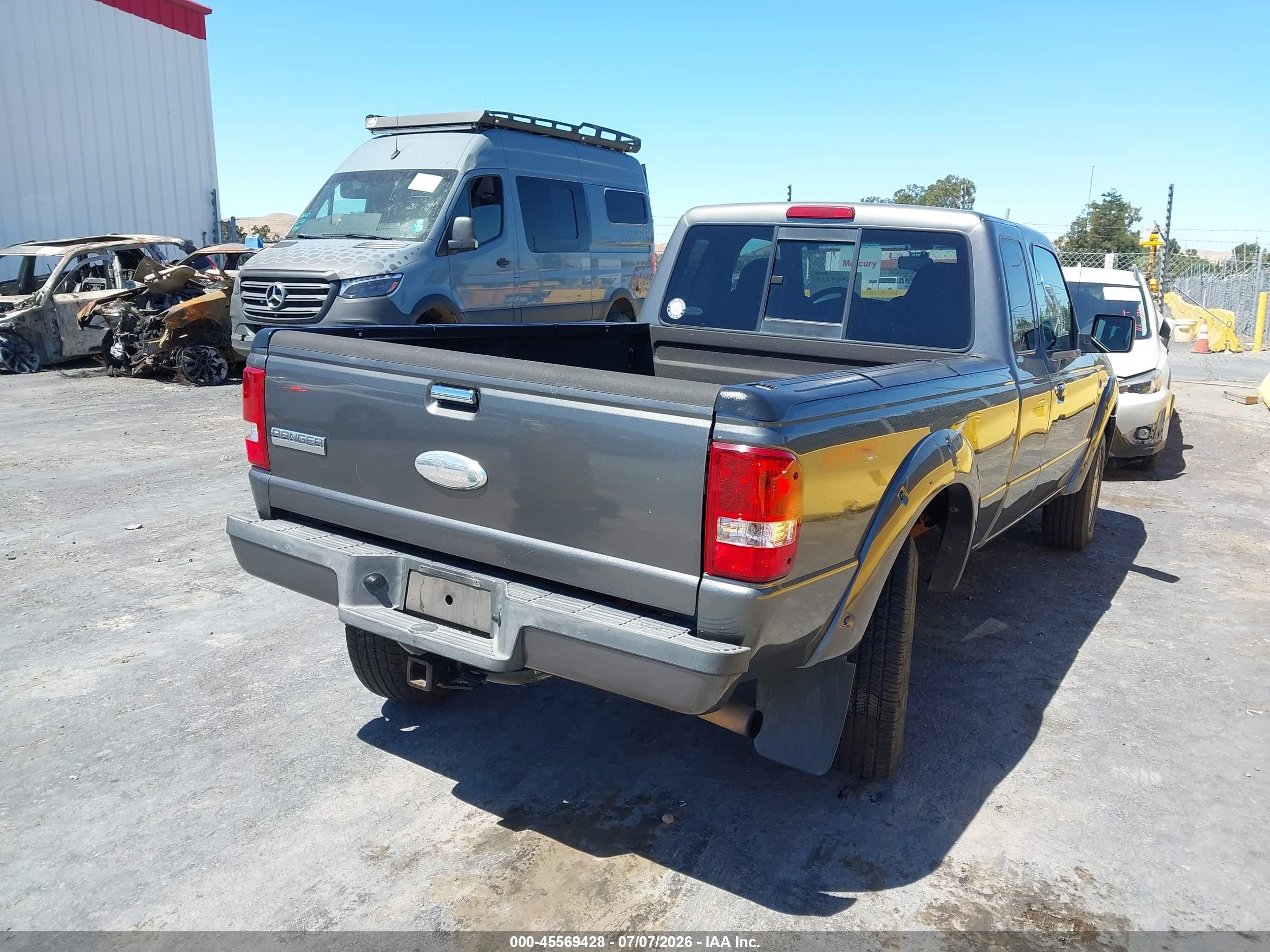 2007 Ford Ranger Sport/stx/xl/xlt Gray vin: 1FTYR14UX7PA40969