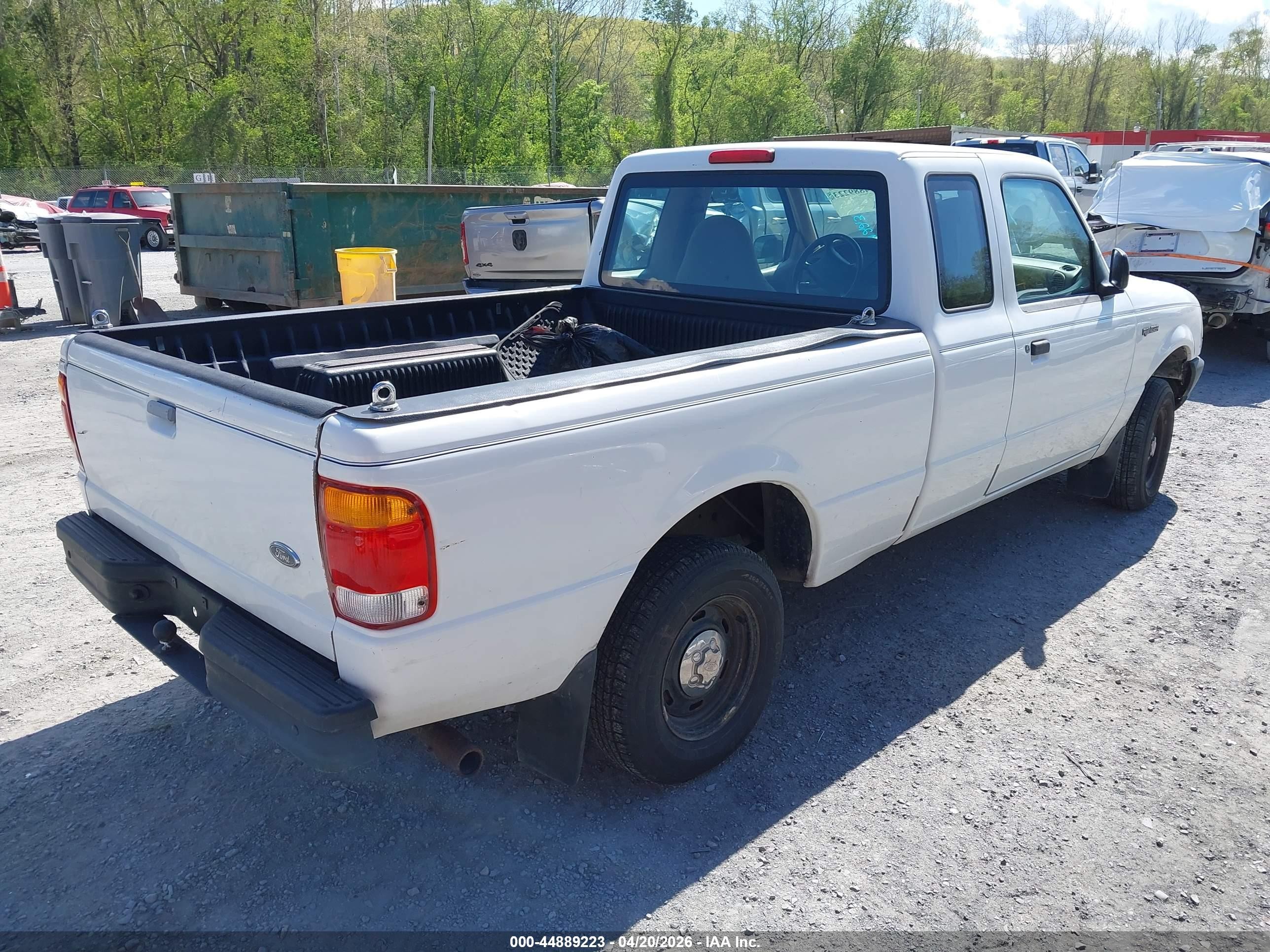 1998 Ford Ranger Splash/xl/xlt White vin: 1FTYR14UXWTA80717