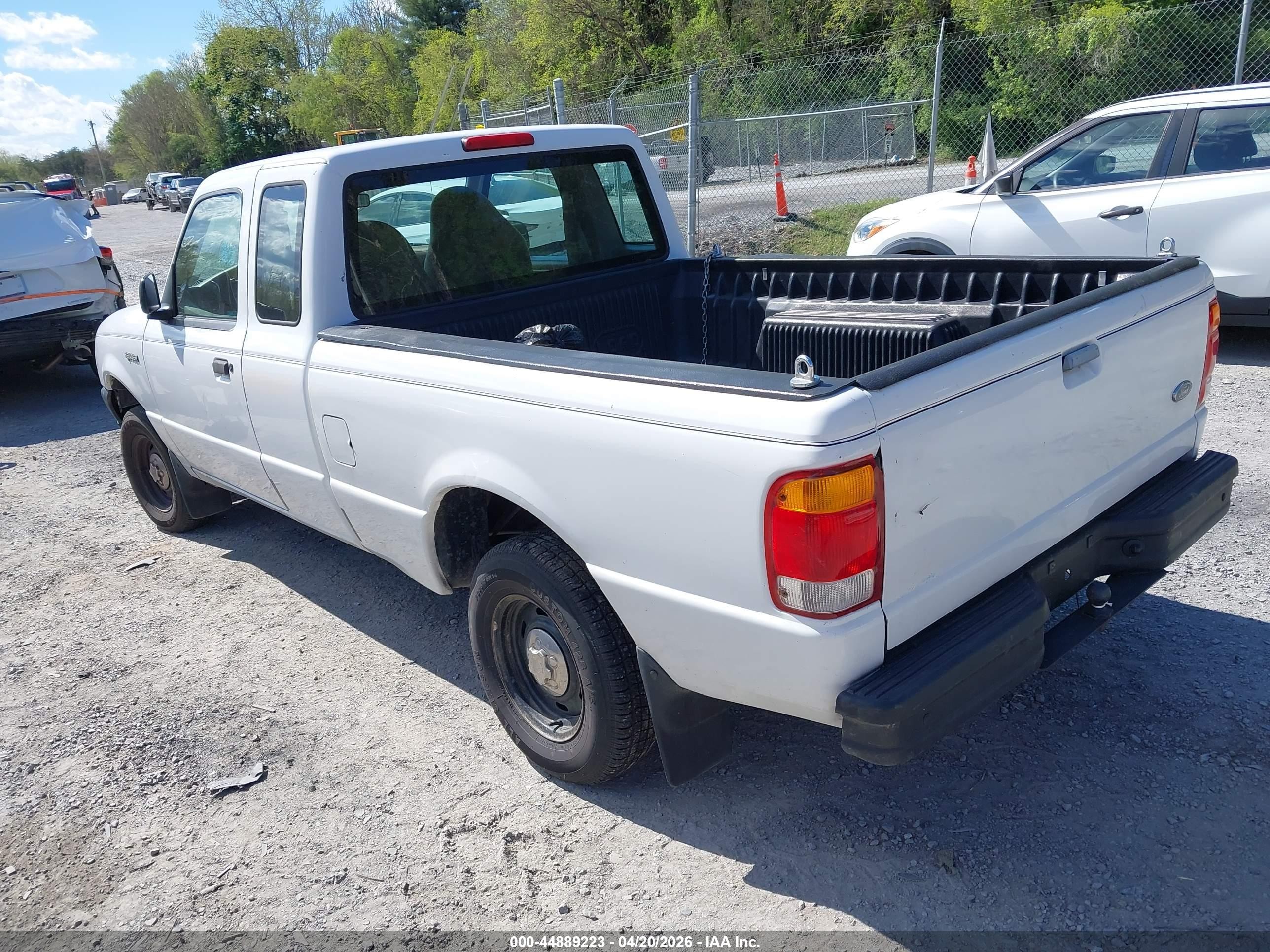 1998 Ford Ranger Splash/xl/xlt White vin: 1FTYR14UXWTA80717
