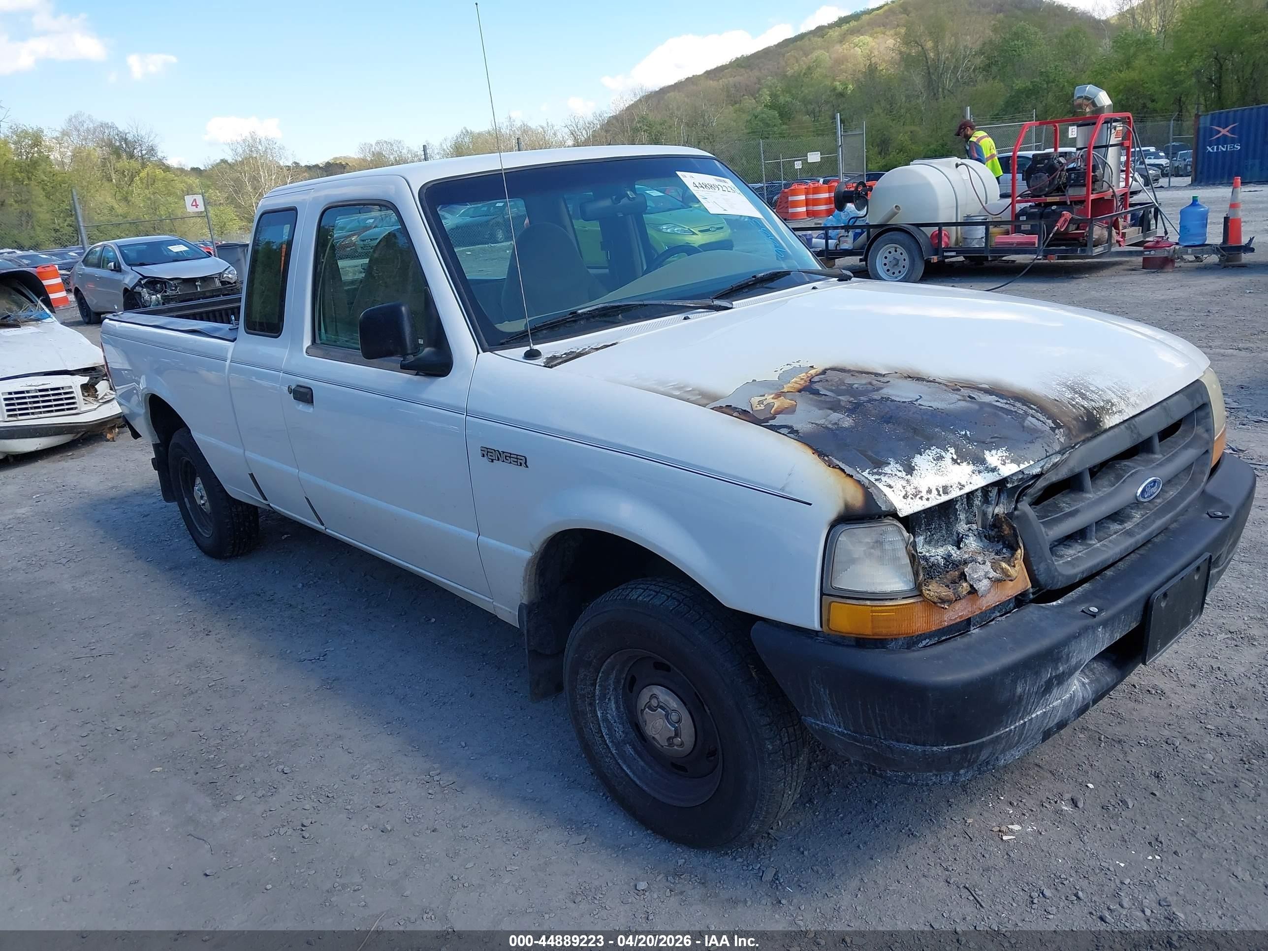 1998 Ford Ranger Splash/xl/xlt White vin: 1FTYR14UXWTA80717