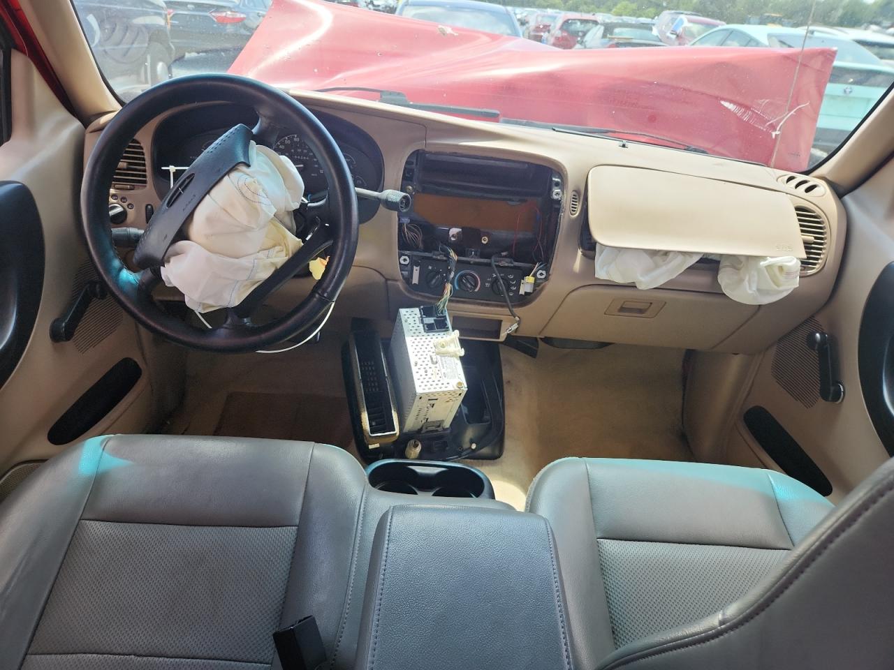 2001 Ford Ranger Super Cab Red vin: 1FTYR14V01PB28963