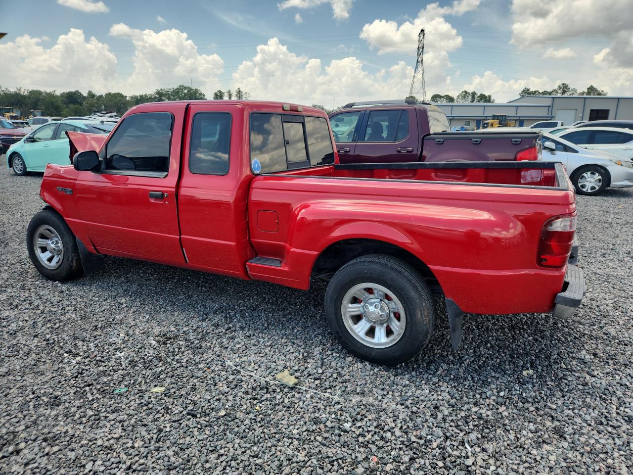2001 Ford Ranger Super Cab Red vin: 1FTYR14V01PB28963