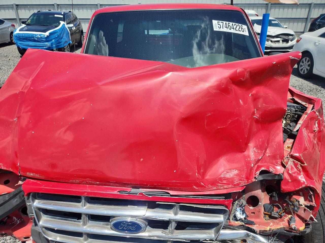 2001 Ford Ranger Super Cab Red vin: 1FTYR14V01PB28963