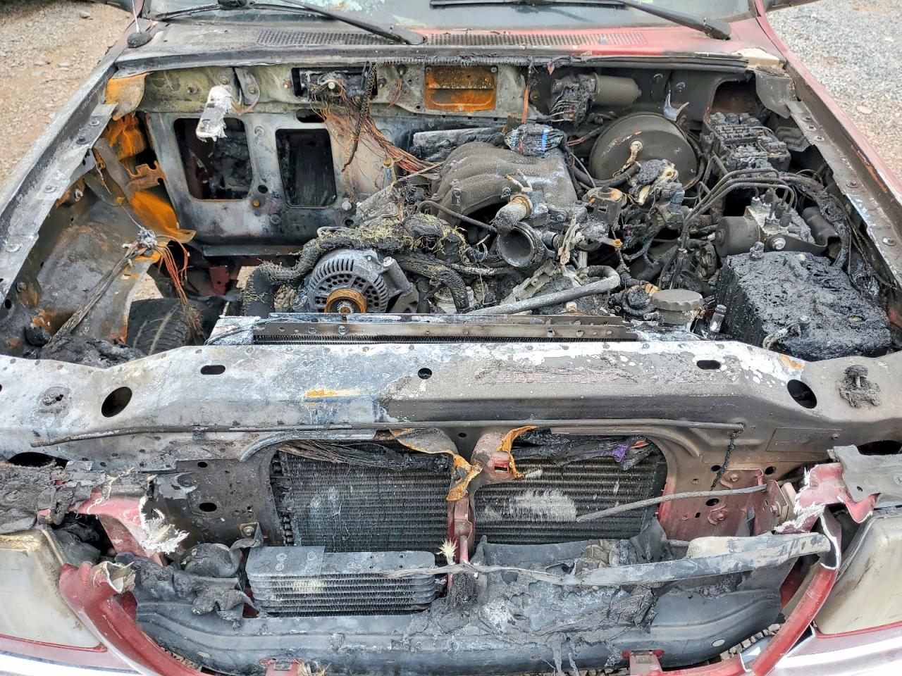 2001 Ford Ranger Super Cab Burn vin: 1FTYR14V01PB41518