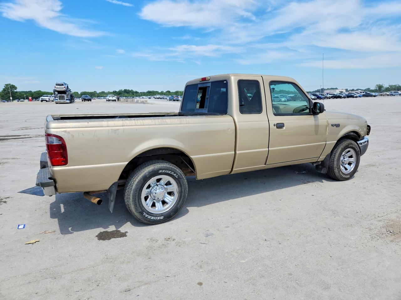 2001 Ford Ranger Super Cab Beige vin: 1FTYR14V01PB73322
