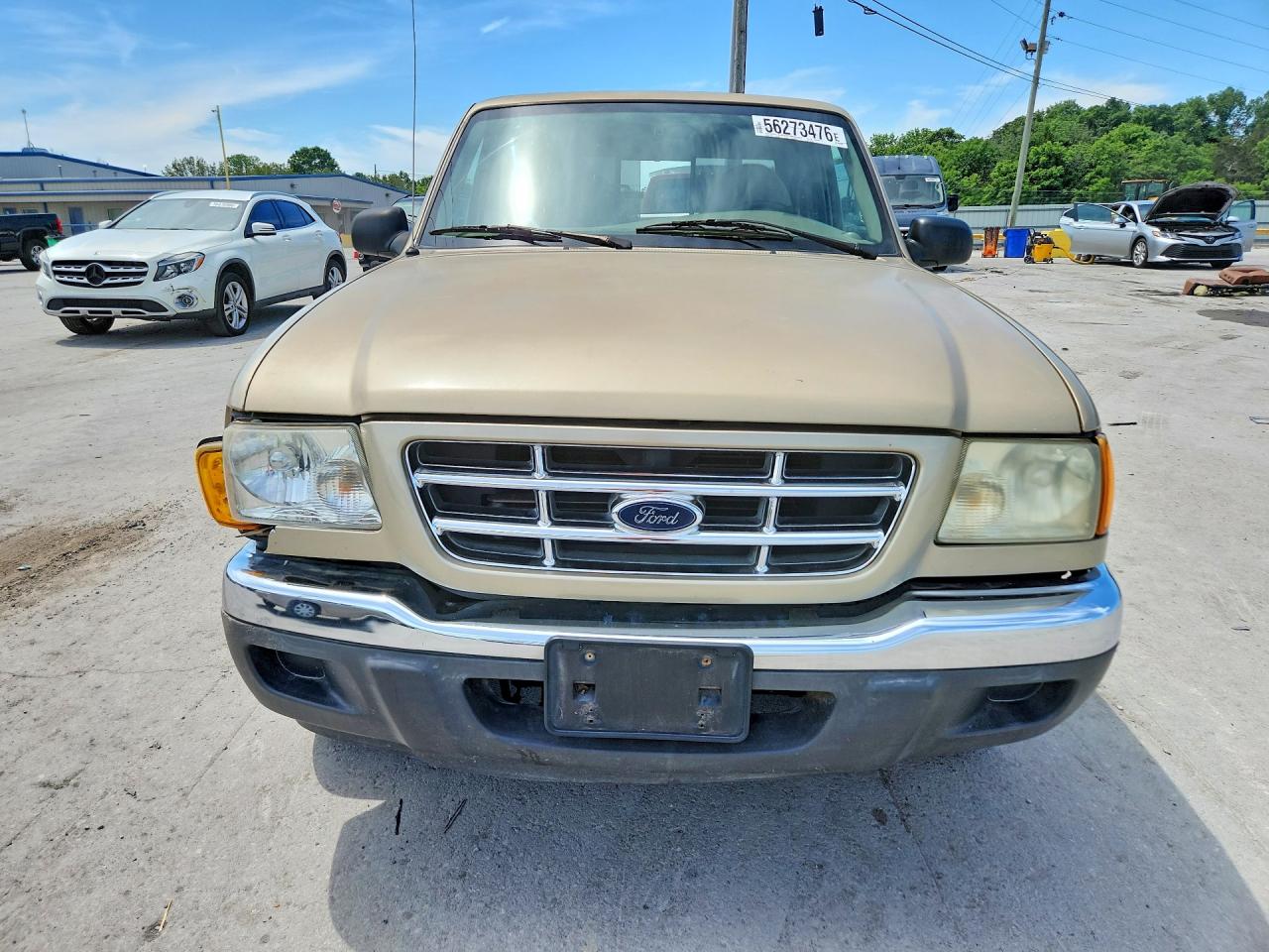 2001 Ford Ranger Super Cab Beige vin: 1FTYR14V01PB73322