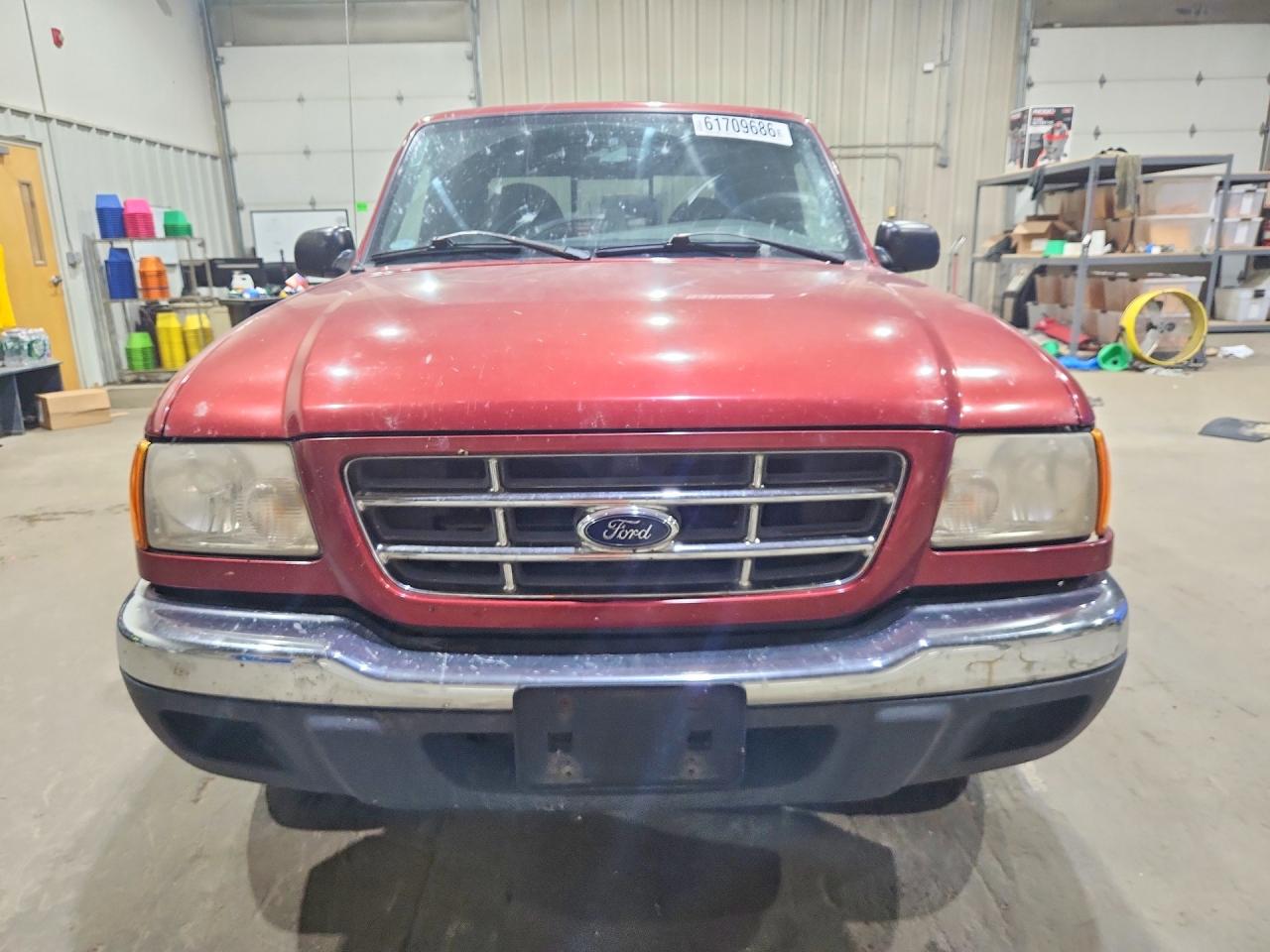 2001 Ford Ranger Super Cab Red vin: 1FTYR14V01TA96443