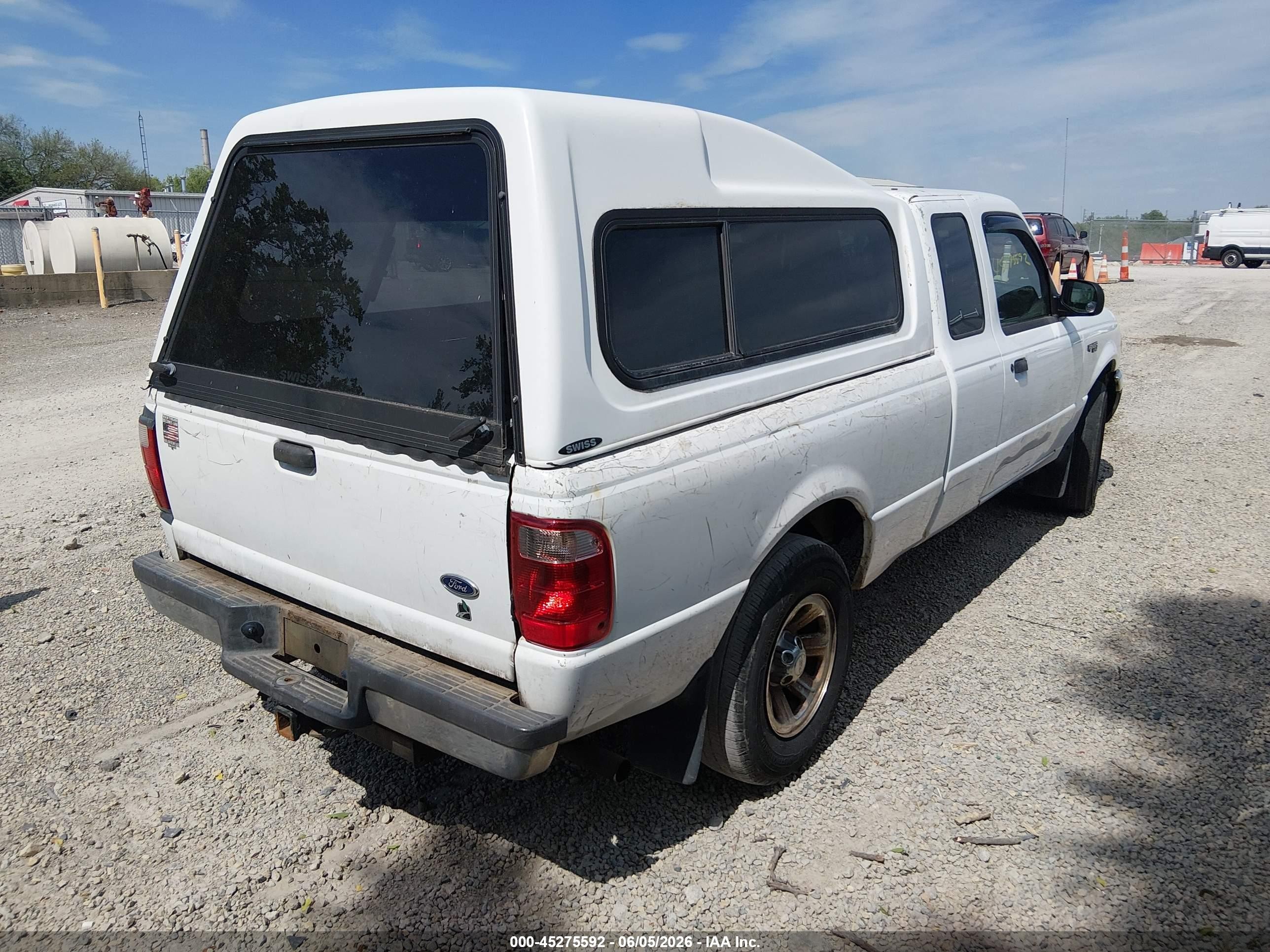 2002 Ford Ranger Edge/tremor/xl/xlt White vin: 1FTYR14V02PB60846
