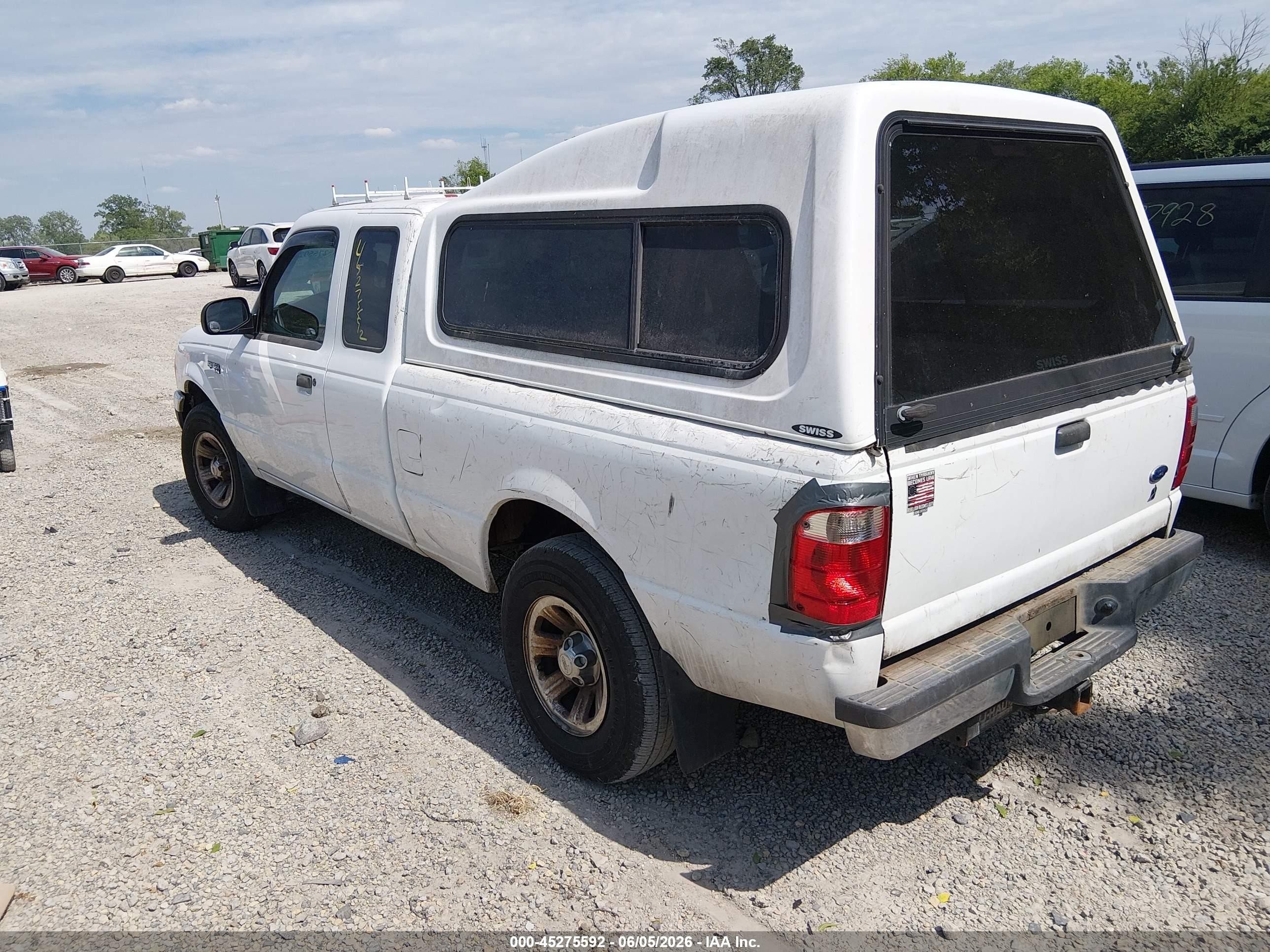 2002 Ford Ranger Edge/tremor/xl/xlt White vin: 1FTYR14V02PB60846