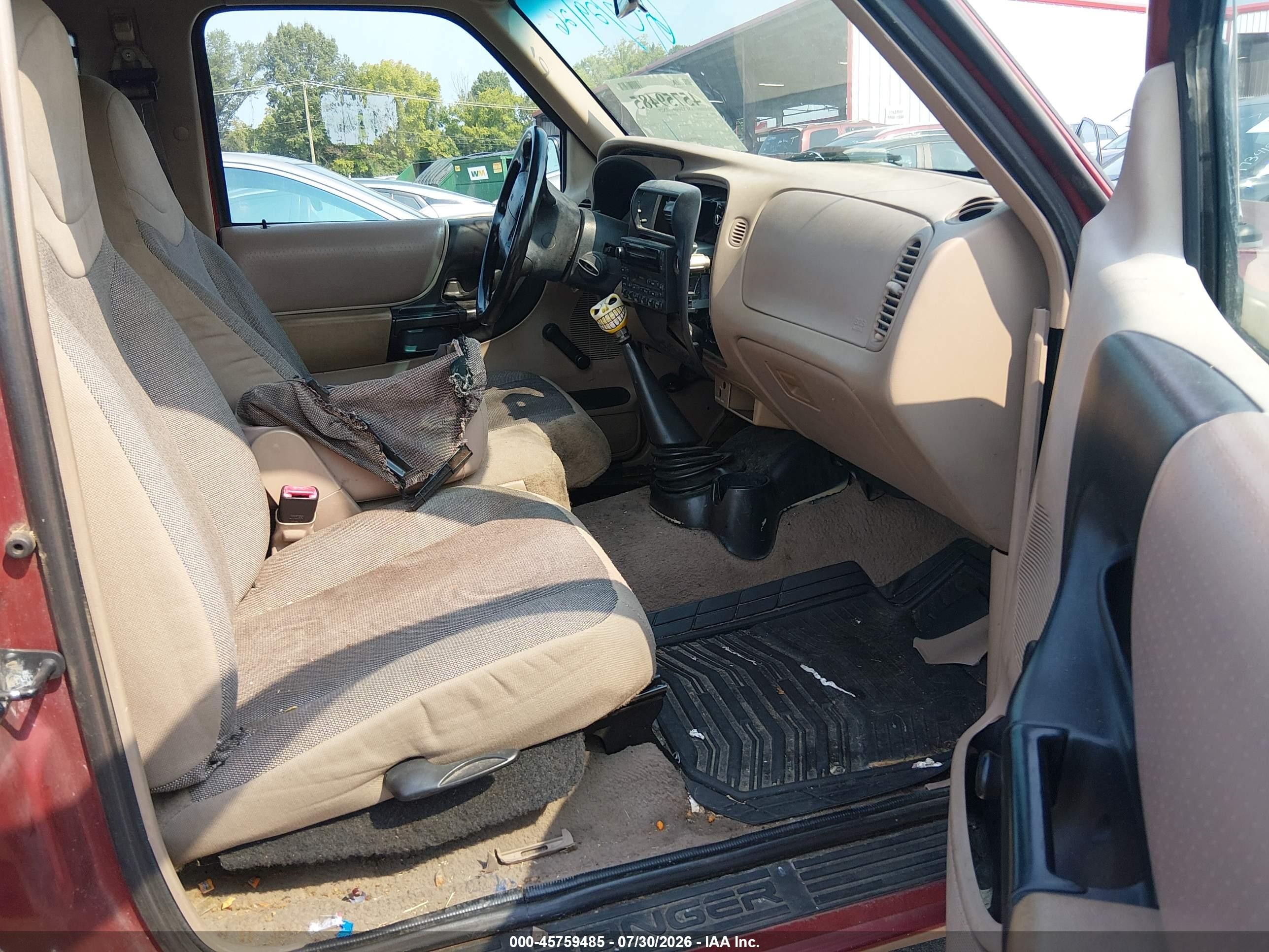 2000 Ford Ranger Xl/xlt Красный vin: 1FTYR14V0YPA94730