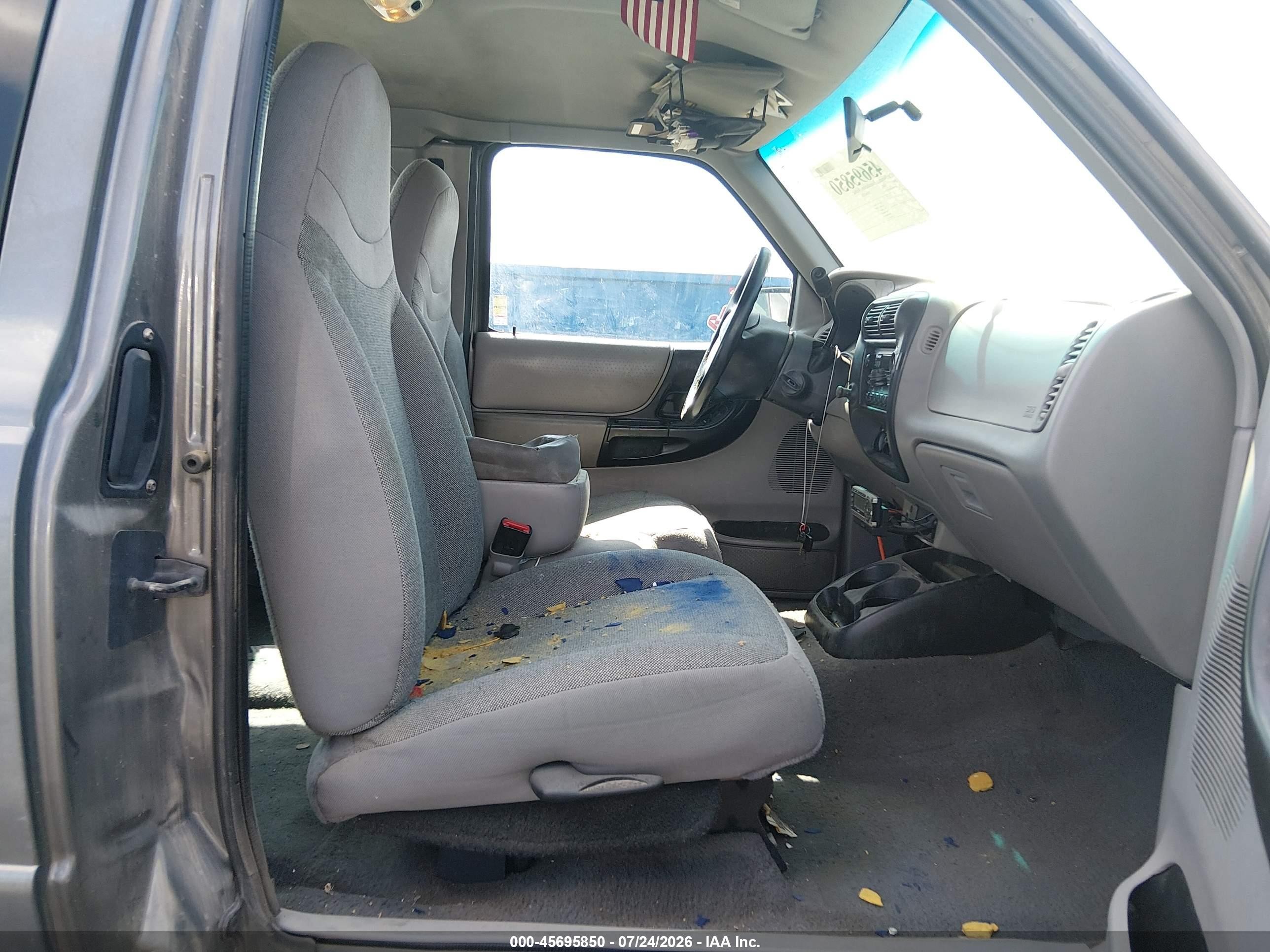 2000 Ford Ranger Xl/xlt Gray vin: 1FTYR14V0YPB09498