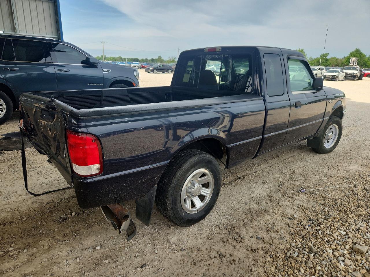 2000 Ford Ranger Super Cab Blue vin: 1FTYR14V0YTA91706