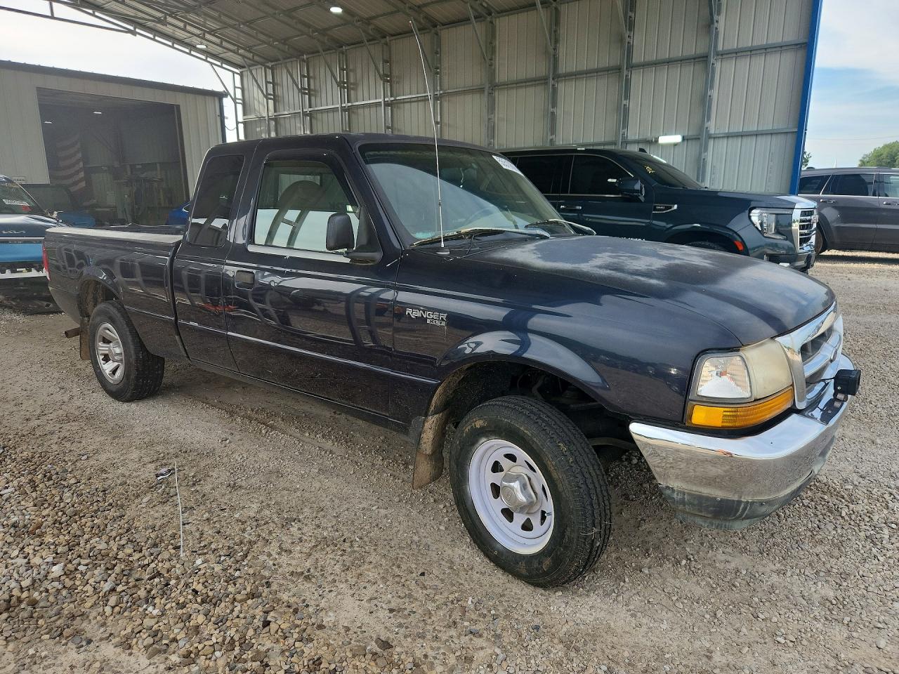 2000 Ford Ranger Super Cab Blue vin: 1FTYR14V0YTA91706