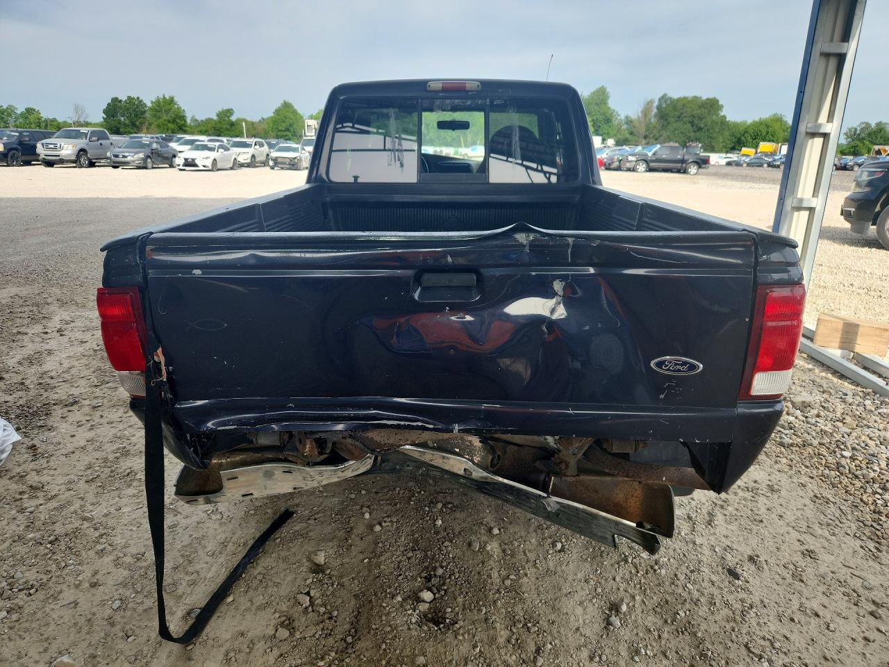 2000 Ford Ranger Super Cab Blue vin: 1FTYR14V0YTA91706