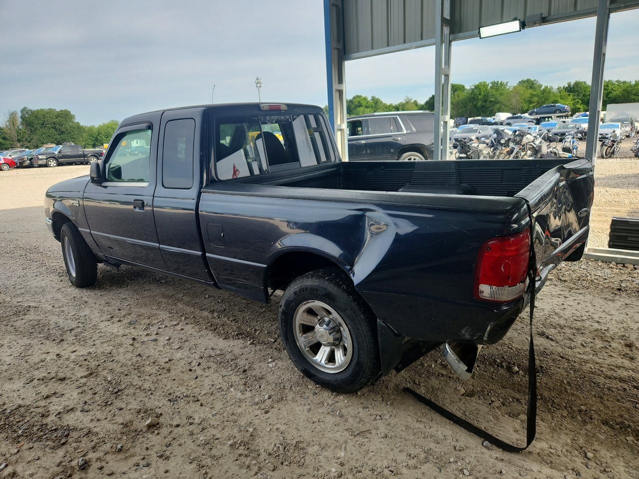 2000 Ford Ranger Super Cab Blue vin: 1FTYR14V0YTA91706
