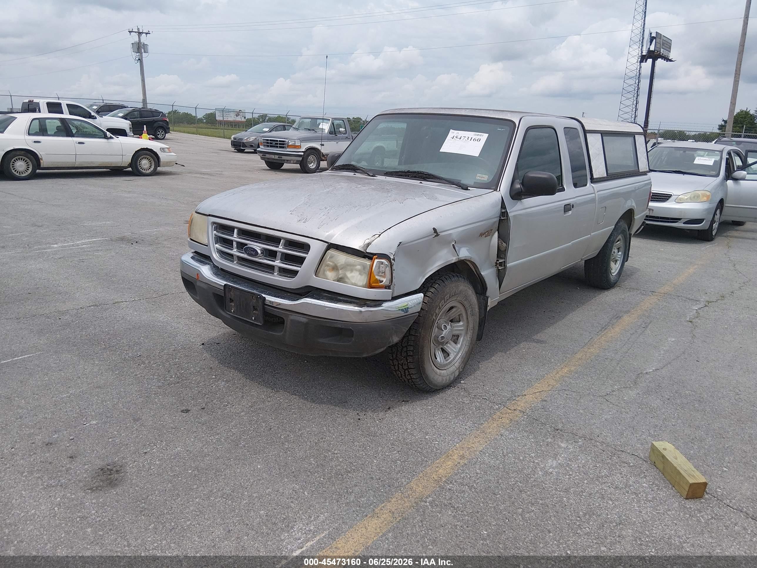 2001 Ford Ranger Edge/xl/xlt Серебряный vin: 1FTYR14V11PB20953