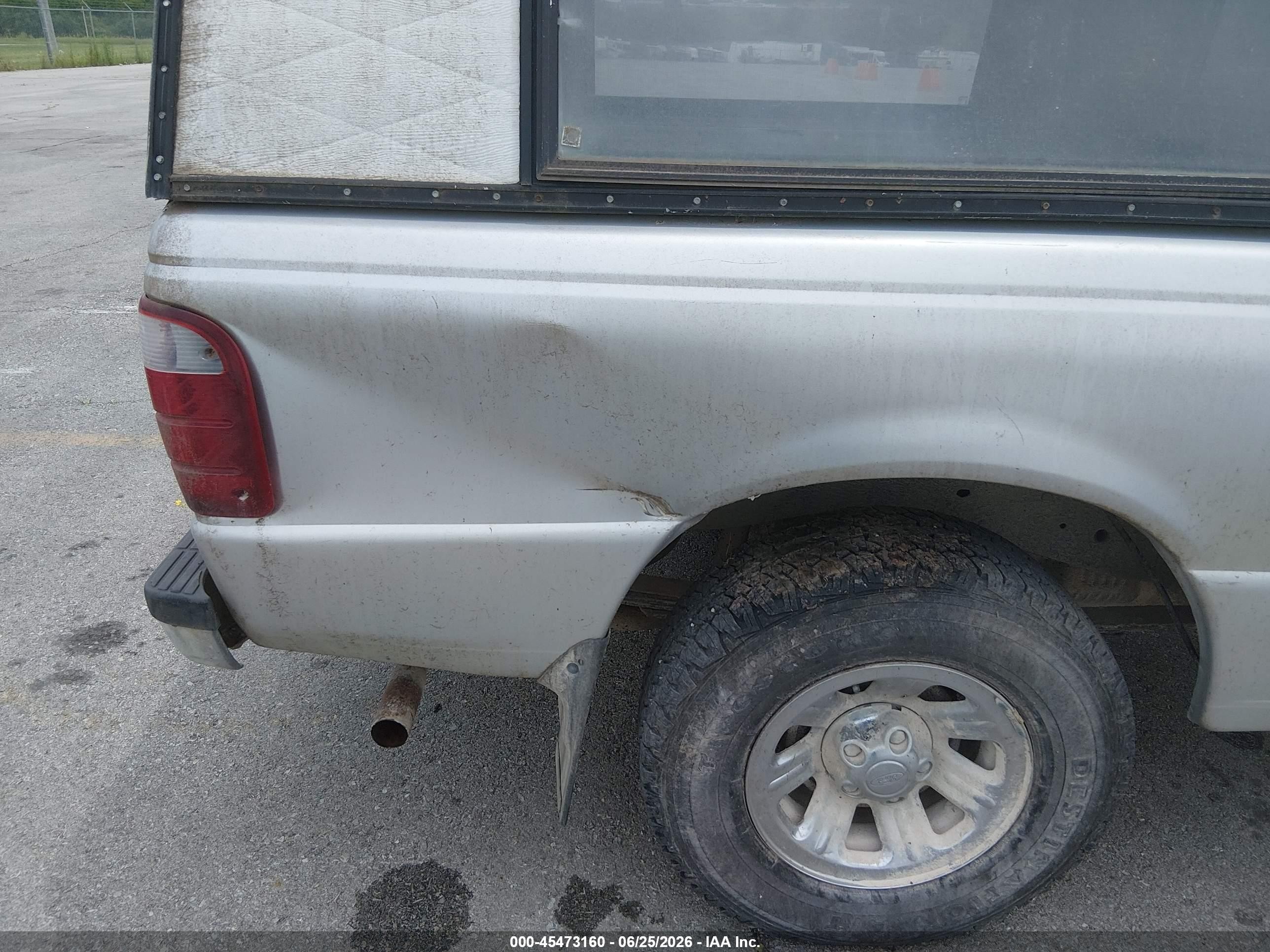 2001 Ford Ranger Edge/xl/xlt Серебряный vin: 1FTYR14V11PB20953