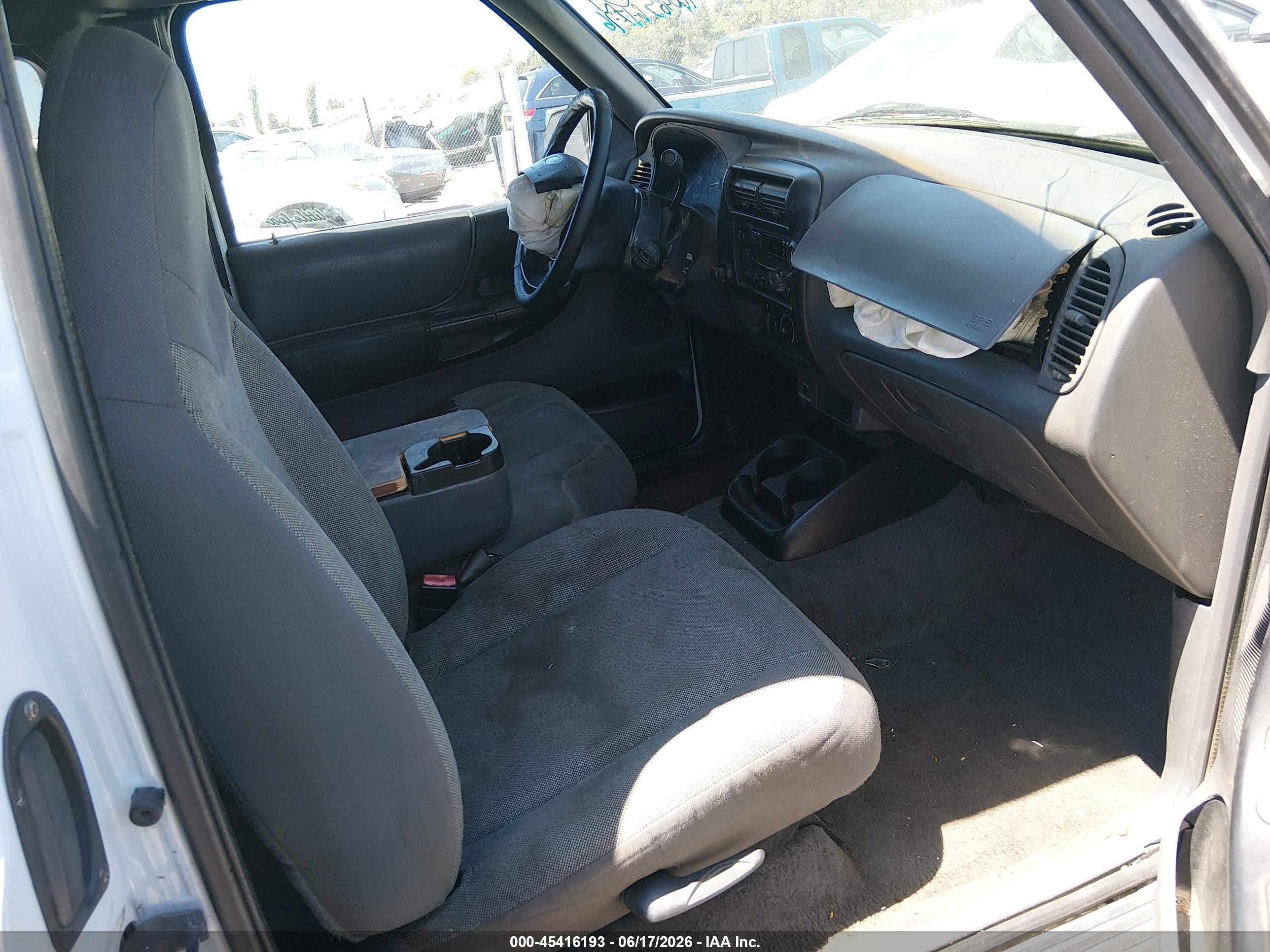 2001 Ford Ranger Edge/xl/xlt White vin: 1FTYR14V11PB50244