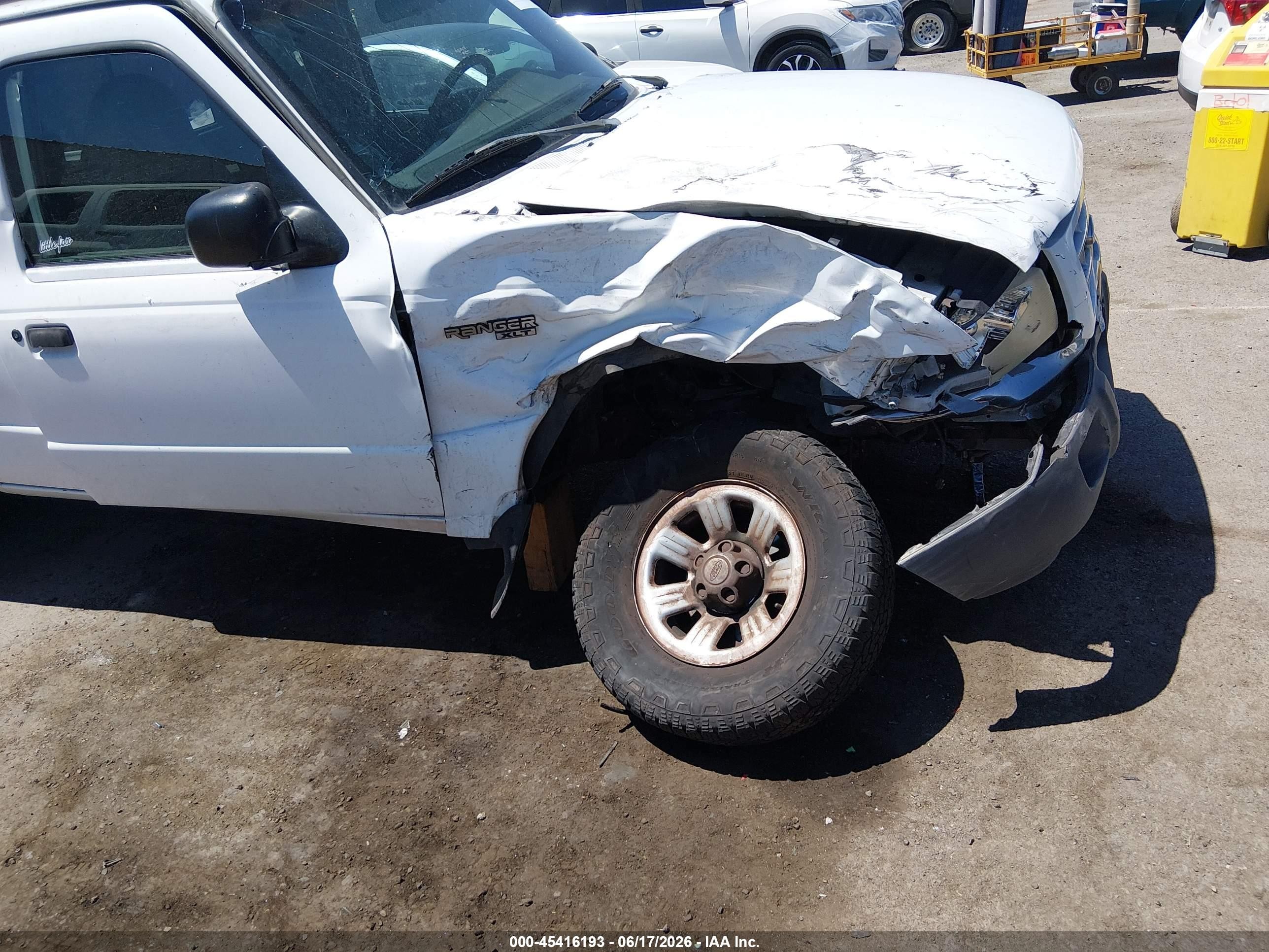 2001 Ford Ranger Edge/xl/xlt White vin: 1FTYR14V11PB50244