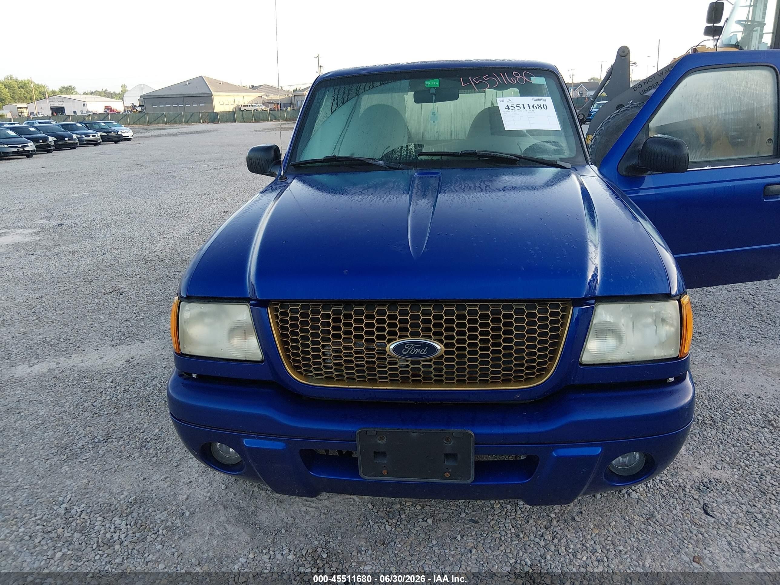 2002 Ford Ranger Edge/tremor/xl/xlt Blue vin: 1FTYR14V12PB52934