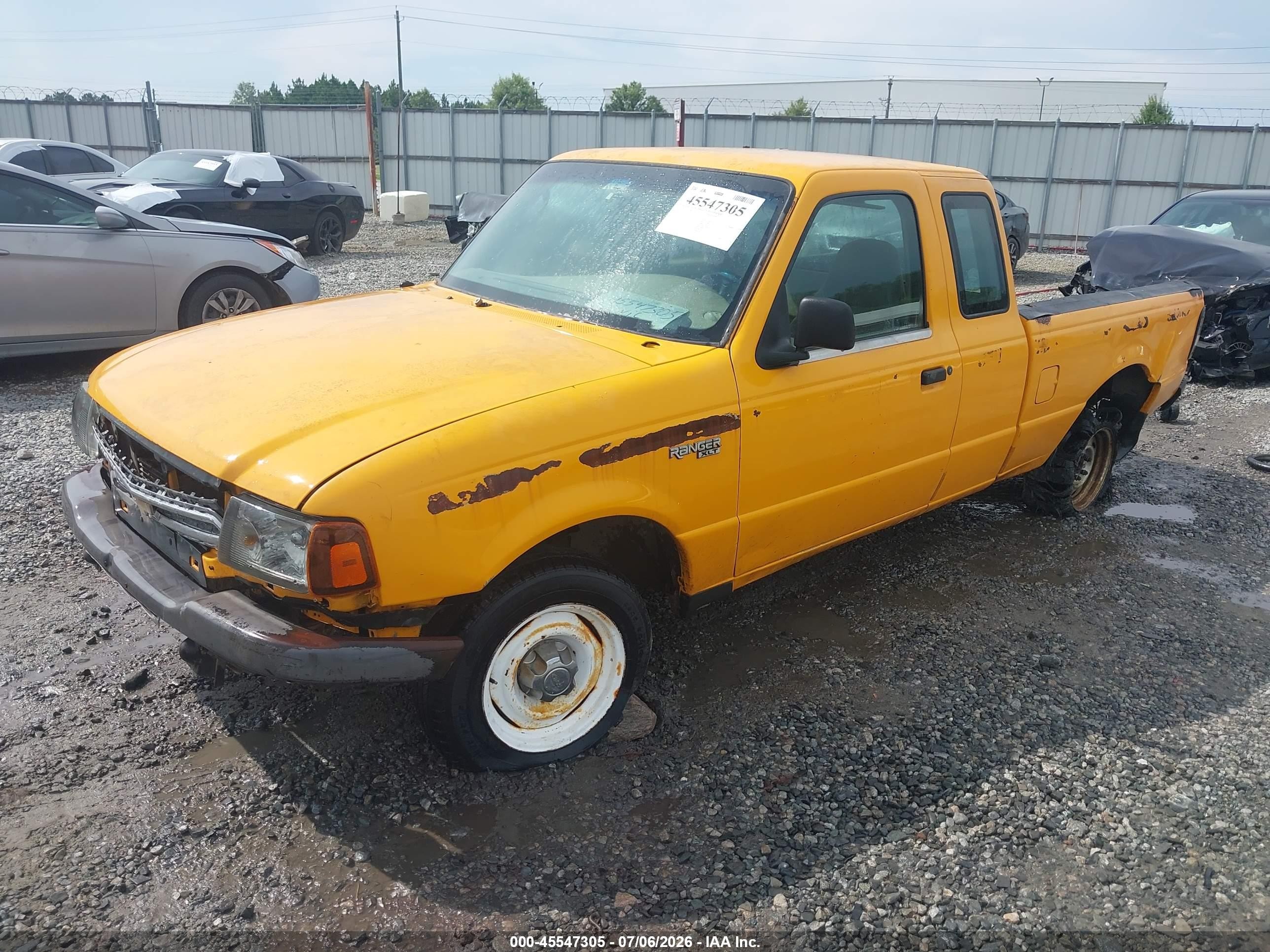2003 Ford Ranger Edge/tremor/xl/xlt Yellow vin: 1FTYR14V13PB35858