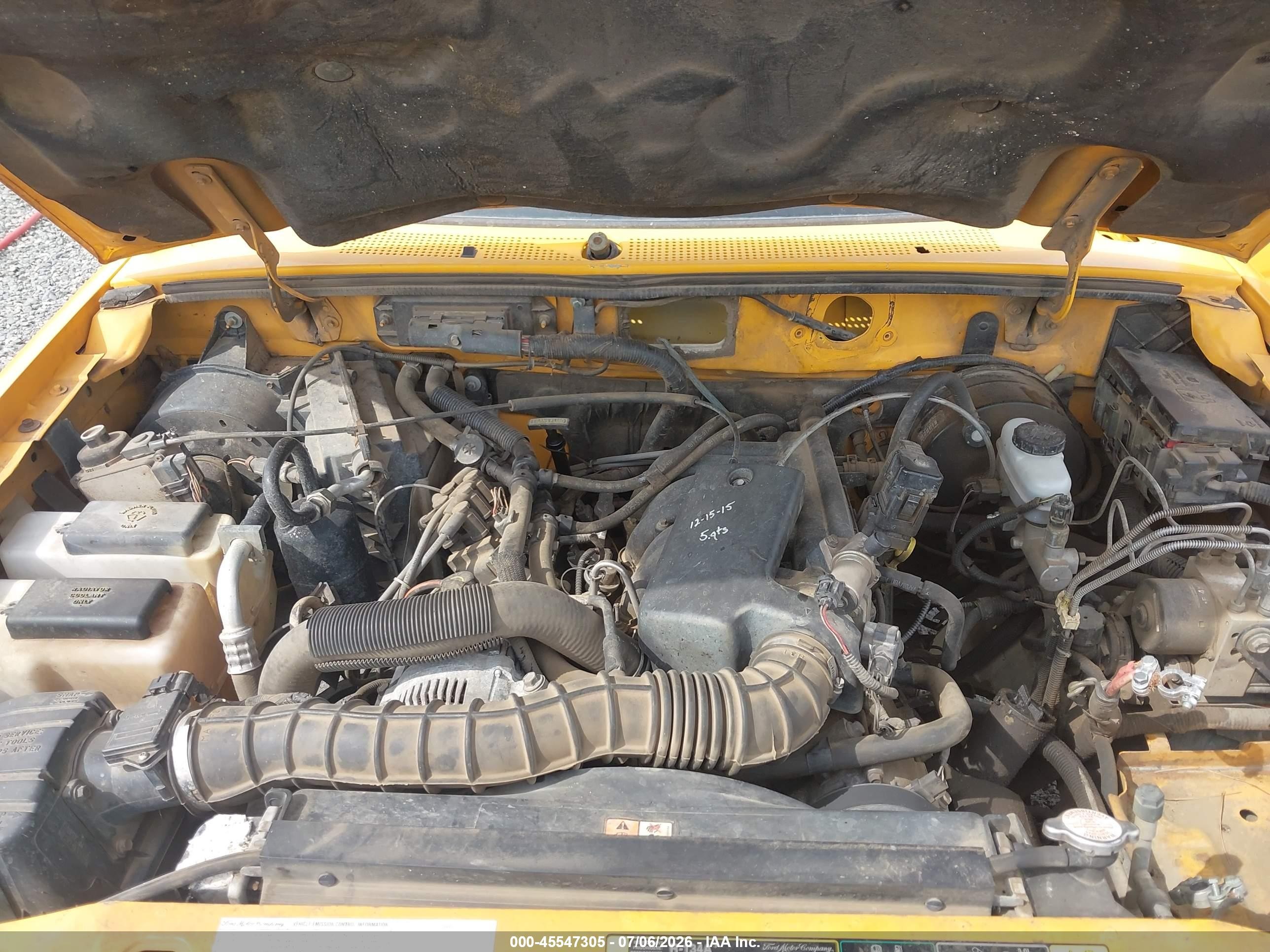 2003 Ford Ranger Edge/tremor/xl/xlt Yellow vin: 1FTYR14V13PB35858