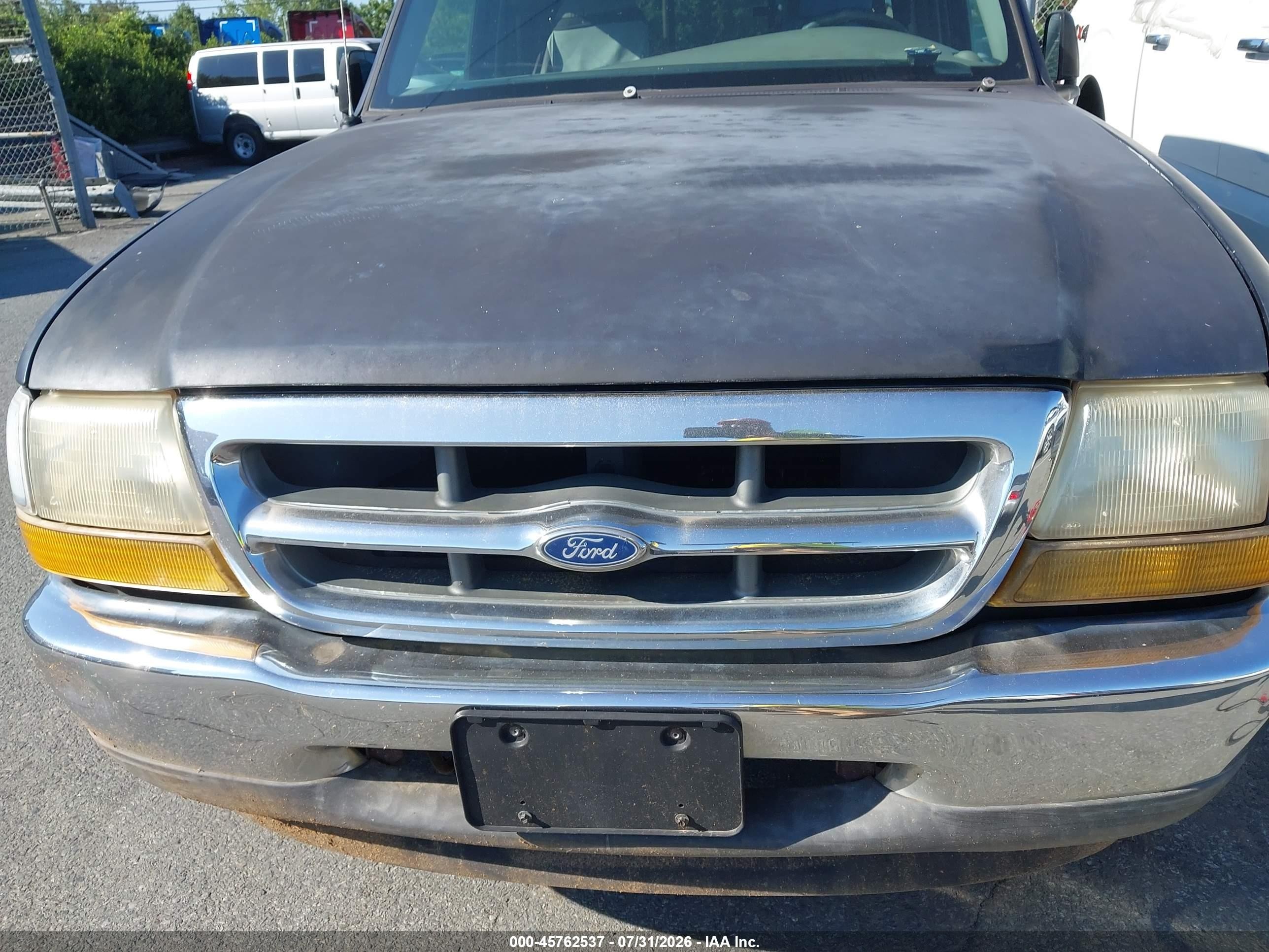 1999 Ford Ranger Xl/xlt Black vin: 1FTYR14V1XPA31134