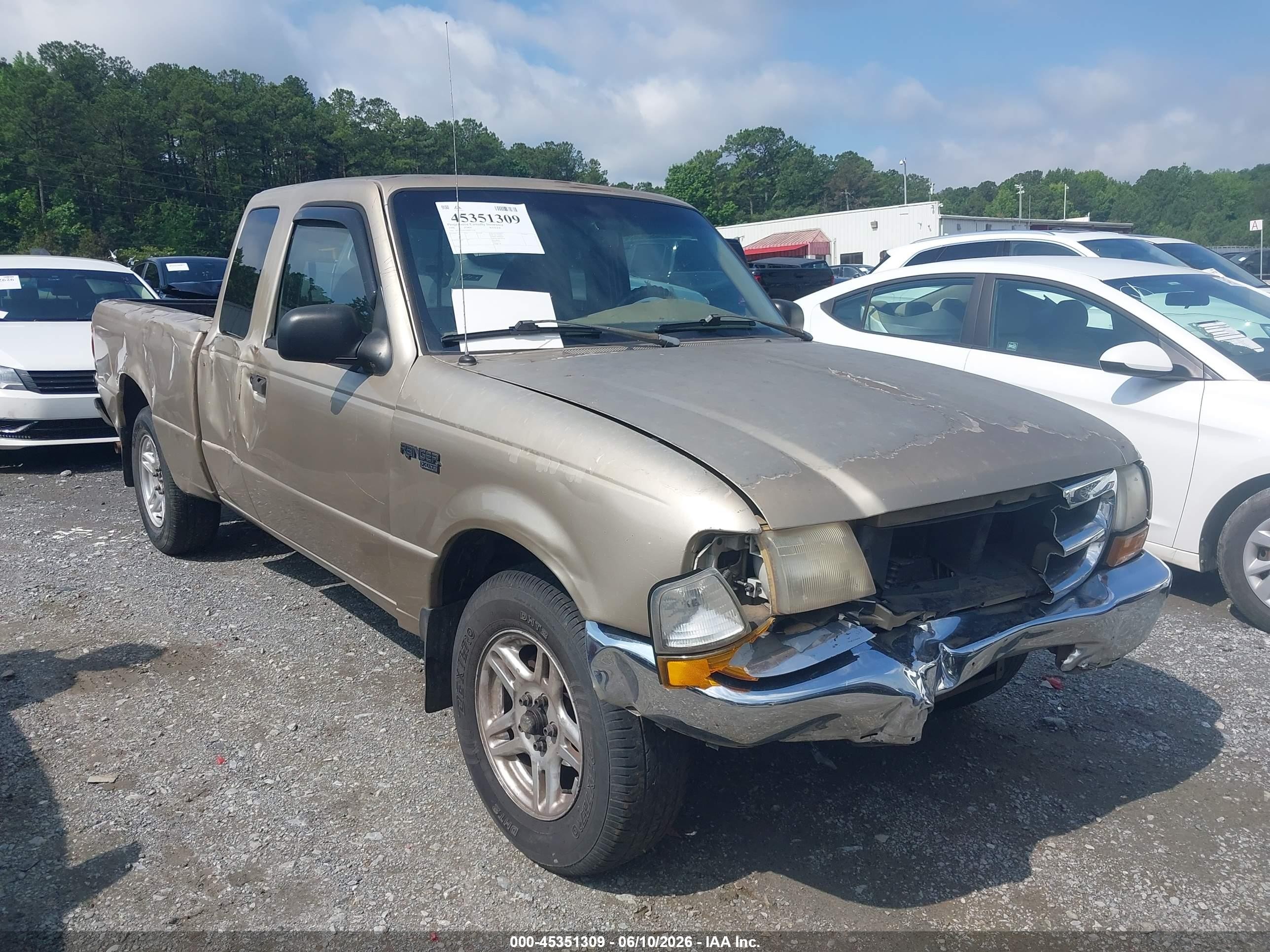 1999 Ford Ranger Xl/xlt Gold vin: 1FTYR14V1XPB31234