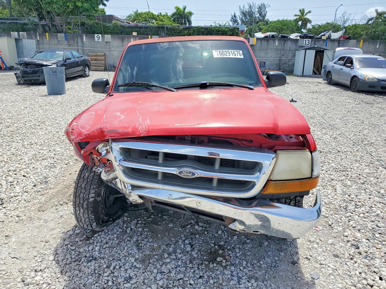 2000 Ford Ranger Super Cab Красный vin: 1FTYR14V1YPA27487