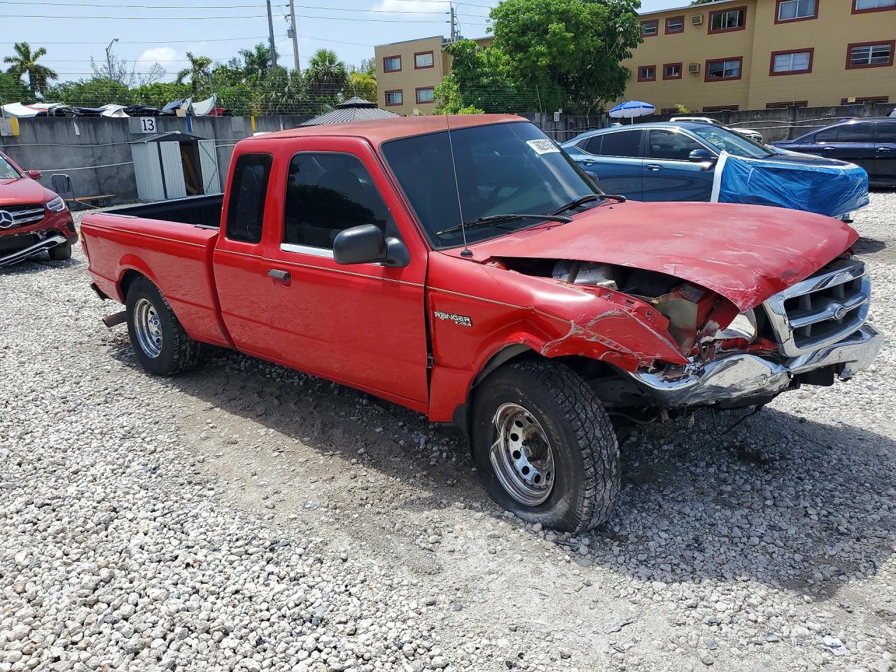 2000 Ford Ranger Super Cab Красный vin: 1FTYR14V1YPA27487