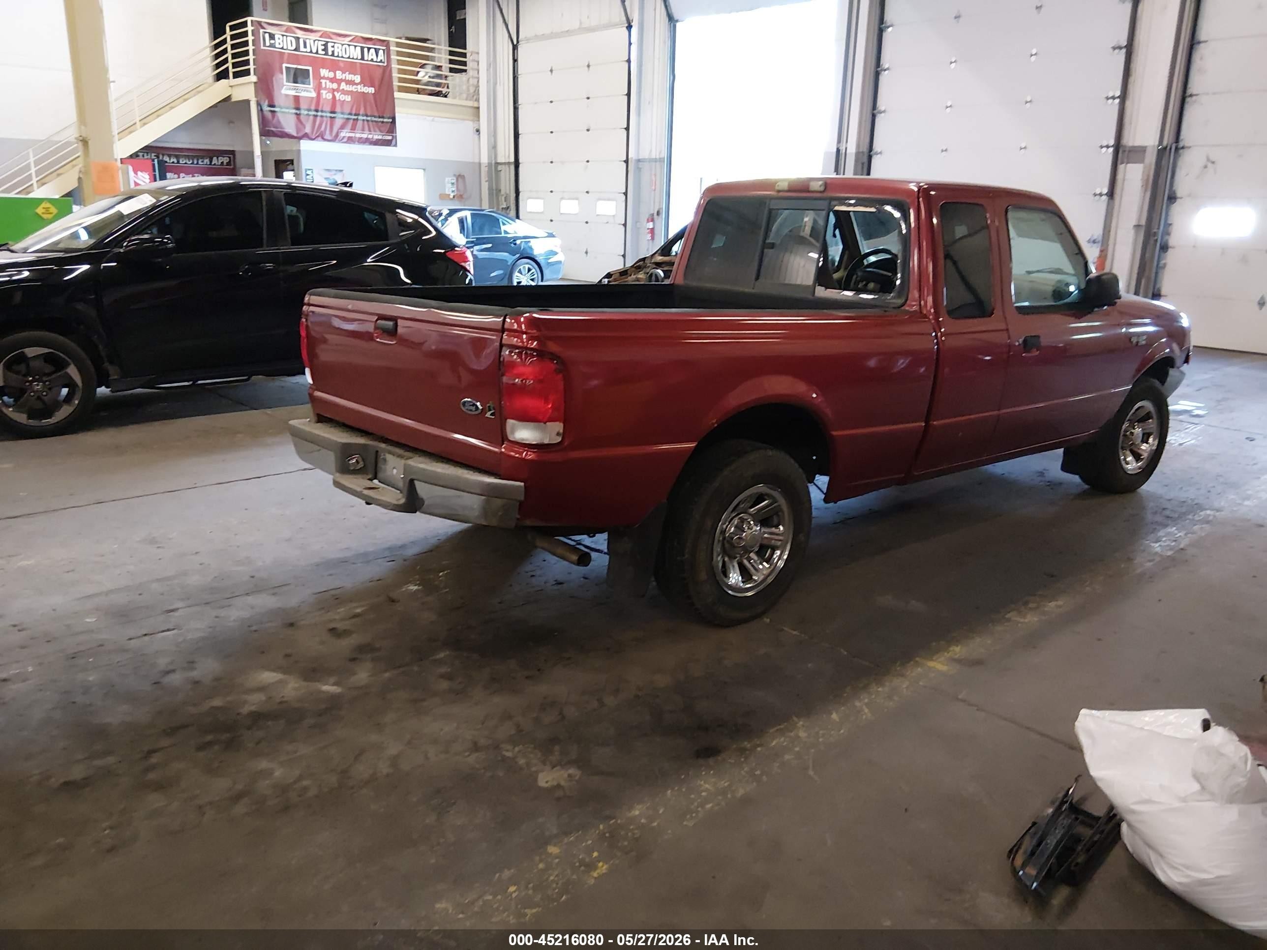 2000 Ford Ranger Xl/xlt Burgundy vin: 1FTYR14V1YPA61607