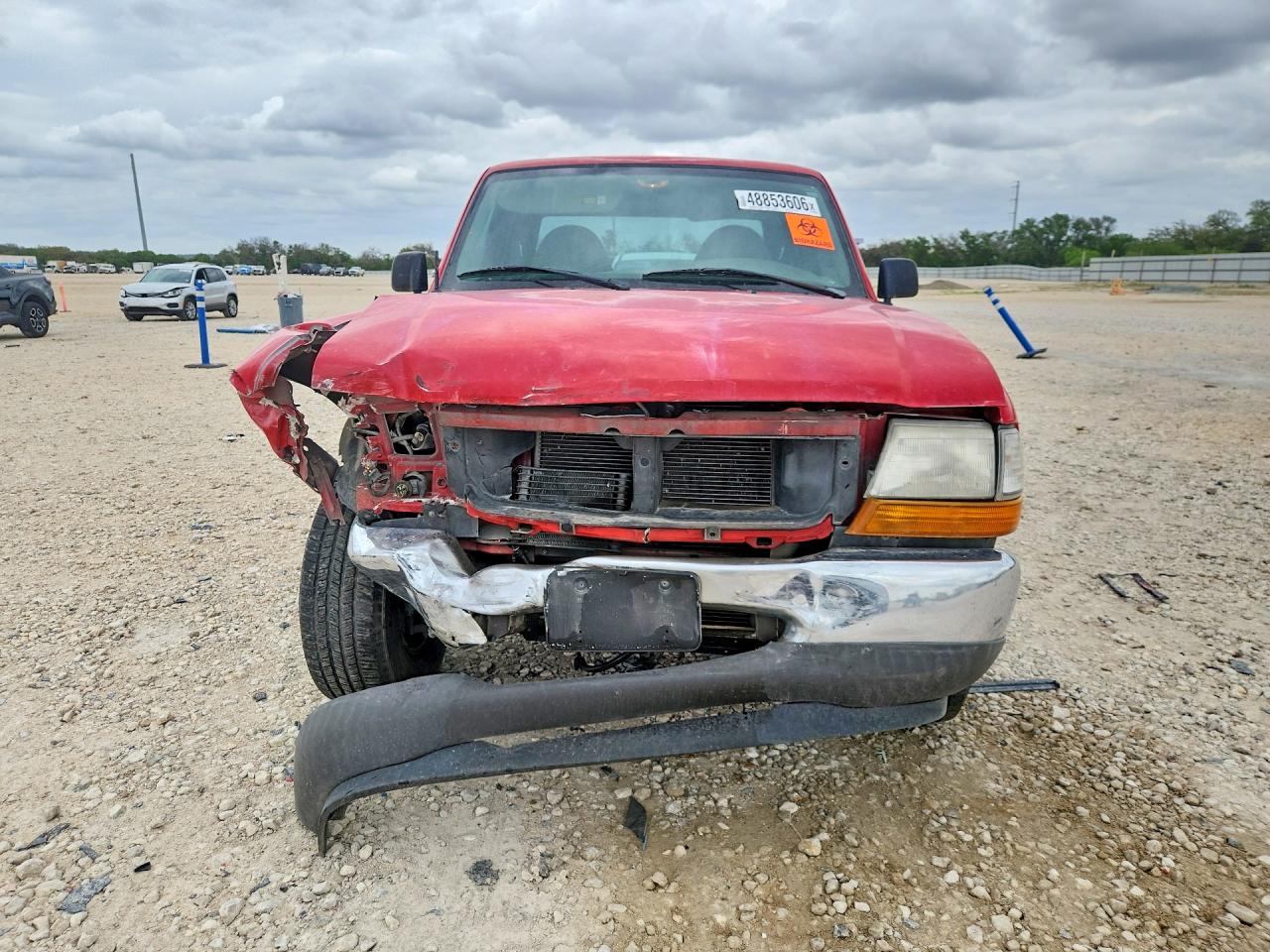 2000 Ford Ranger Super Cab Red vin: 1FTYR14V1YPA67181