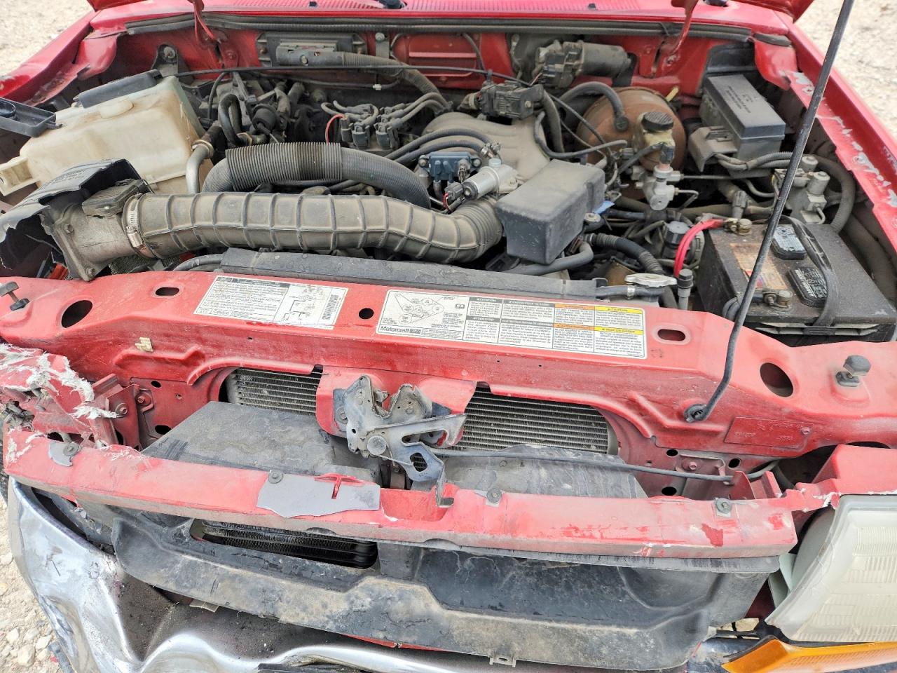 2000 Ford Ranger Super Cab Red vin: 1FTYR14V1YPA67181