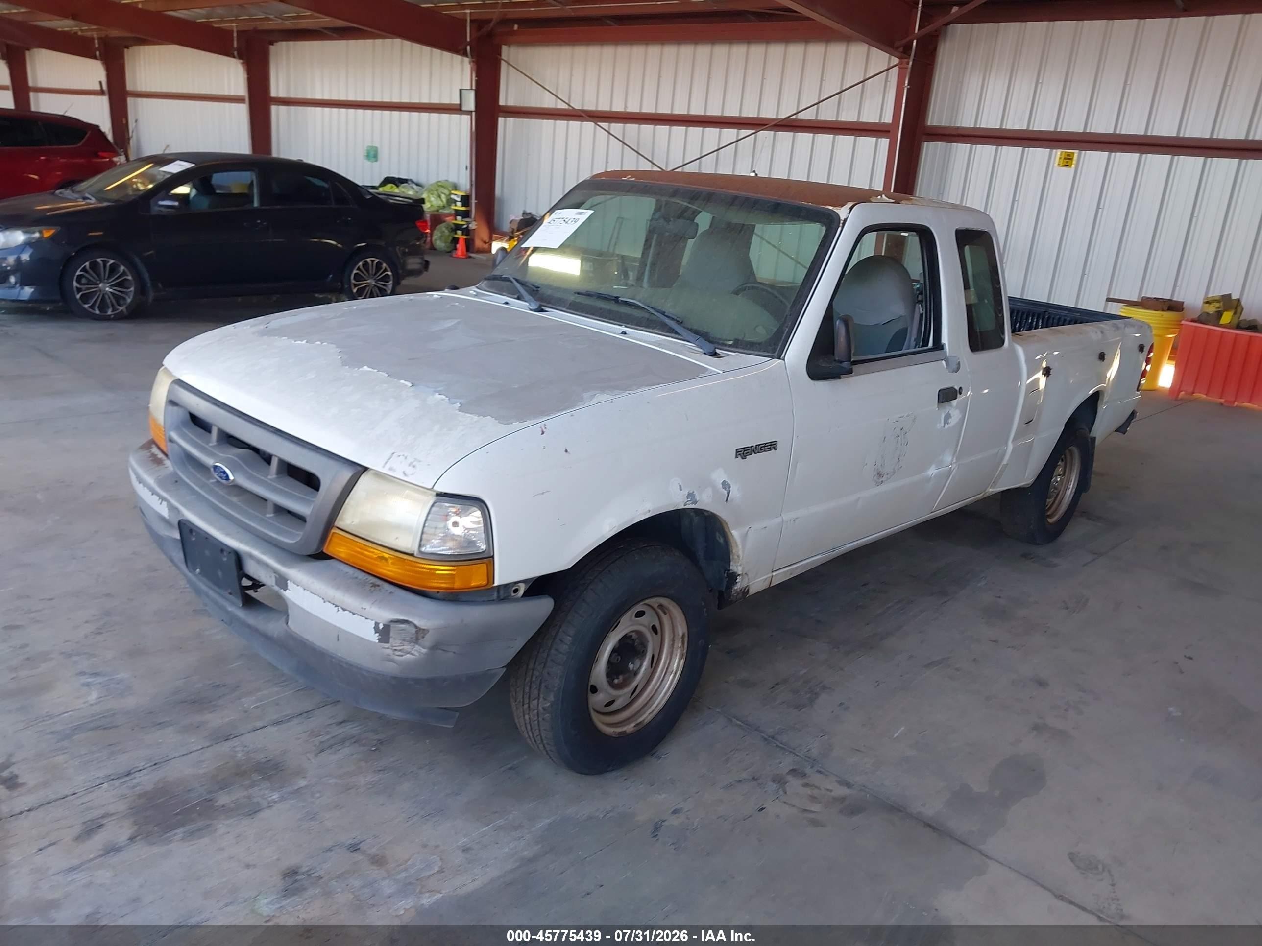 2000 Ford Ranger Xl/xlt White vin: 1FTYR14V1YPA98544