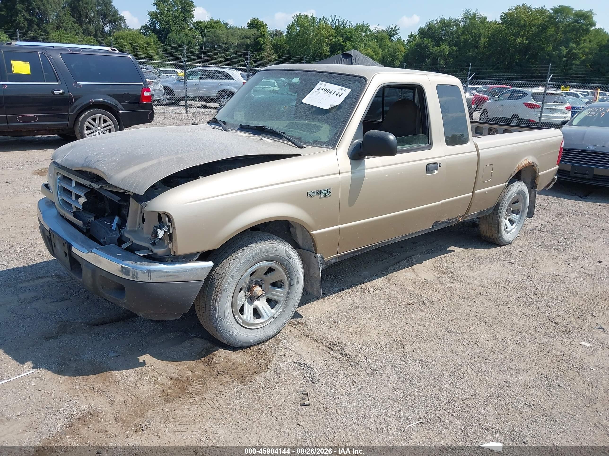 2001 Ford Ranger Edge/xl/xlt Gold vin: 1FTYR14V21PB28561