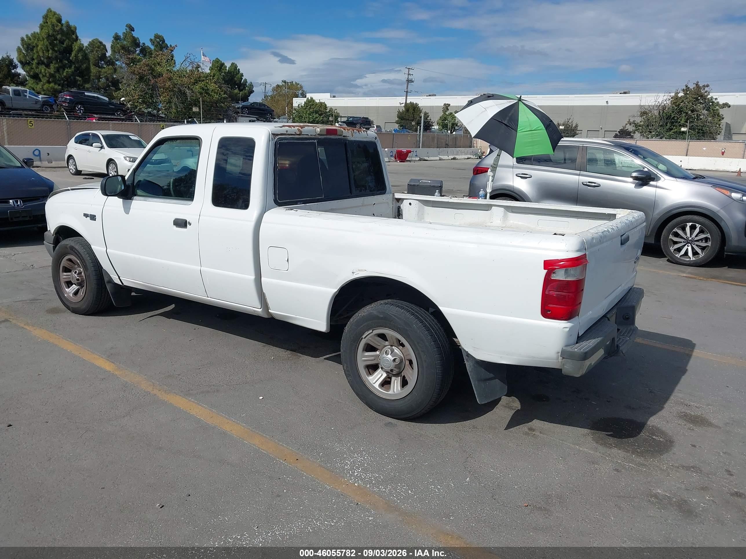 2001 Ford Ranger Edge/xl/xlt White vin: 1FTYR14V21PB76738