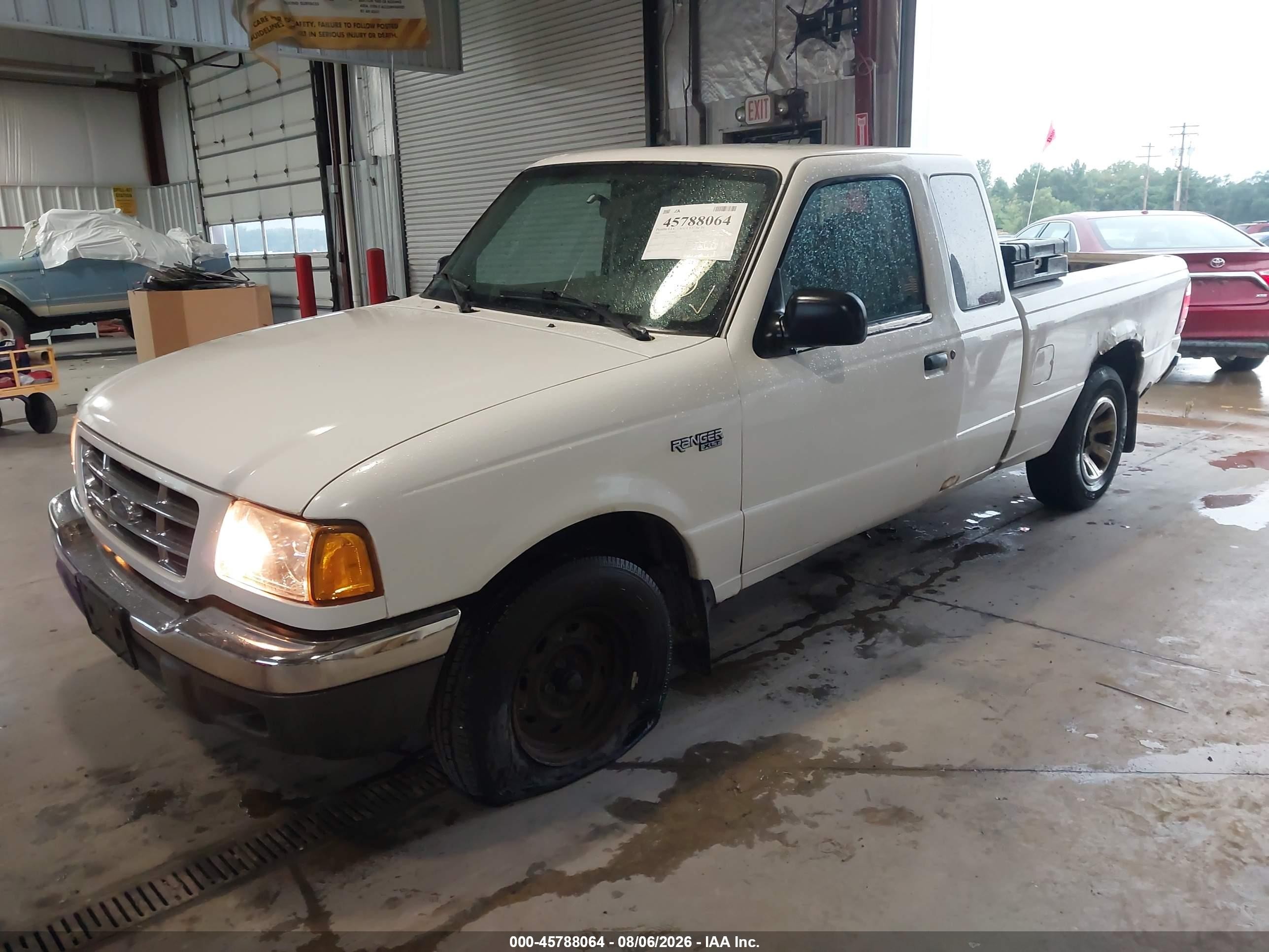 2001 Ford Ranger Edge/xl/xlt White vin: 1FTYR14V21TA96332