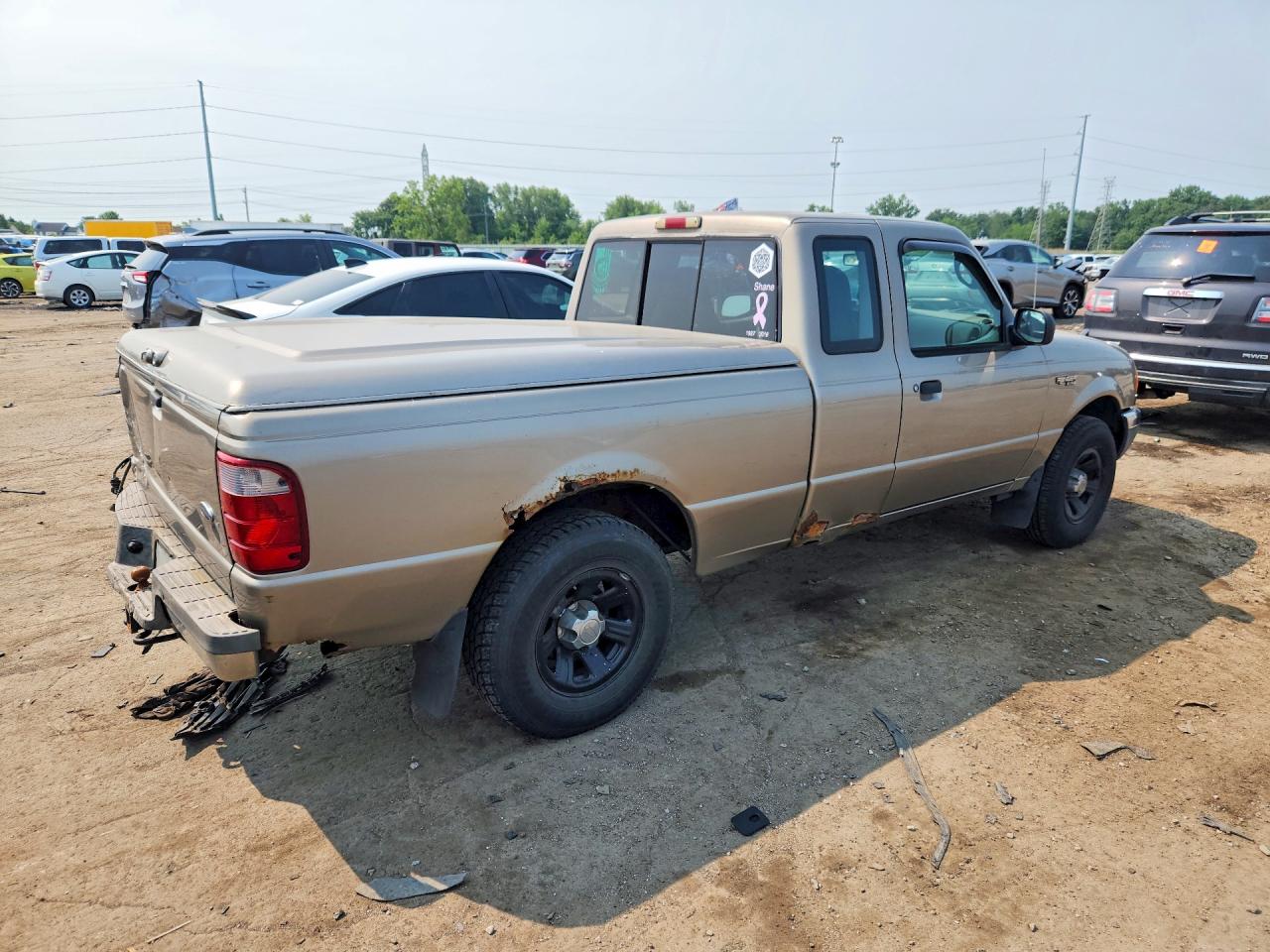 2003 Ford Ranger Super Cab Tan vin: 1FTYR14V23TA16725