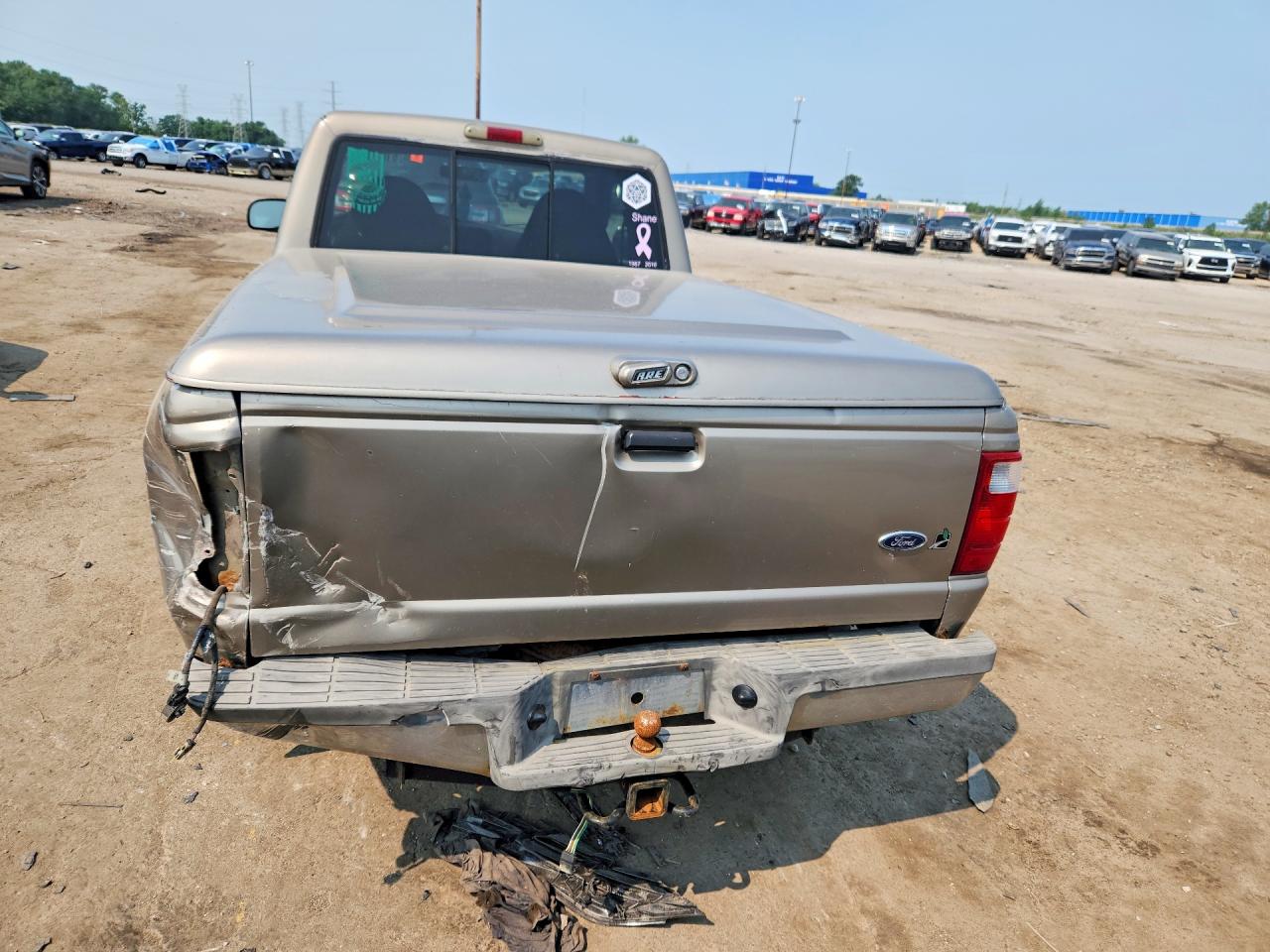 2003 Ford Ranger Super Cab Tan vin: 1FTYR14V23TA16725