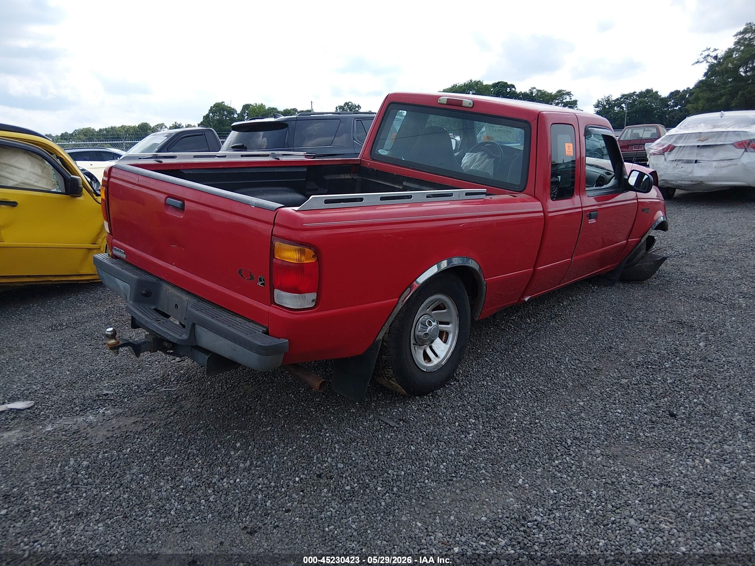 1999 Ford Ranger Xl/xlt Red vin: 1FTYR14V2XPA53076
