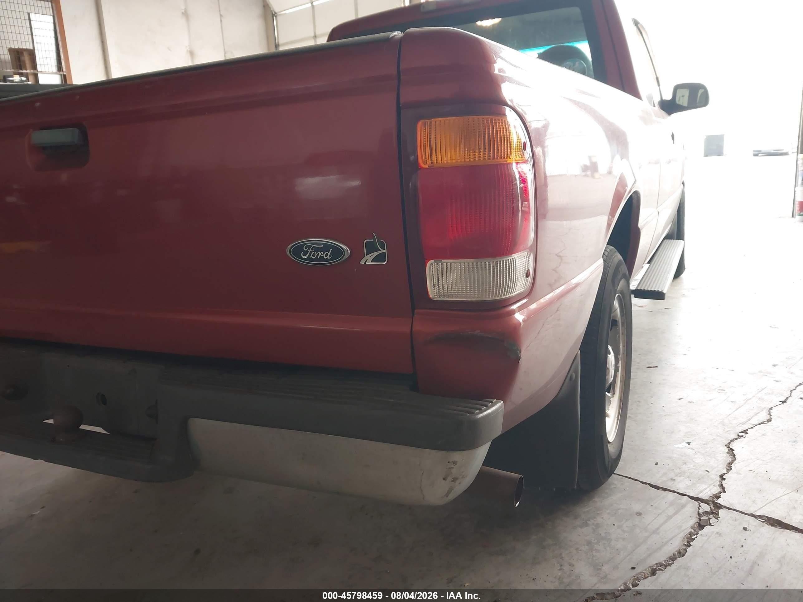 1999 Ford Ranger Xl/xlt Красный vin: 1FTYR14V2XPA74655