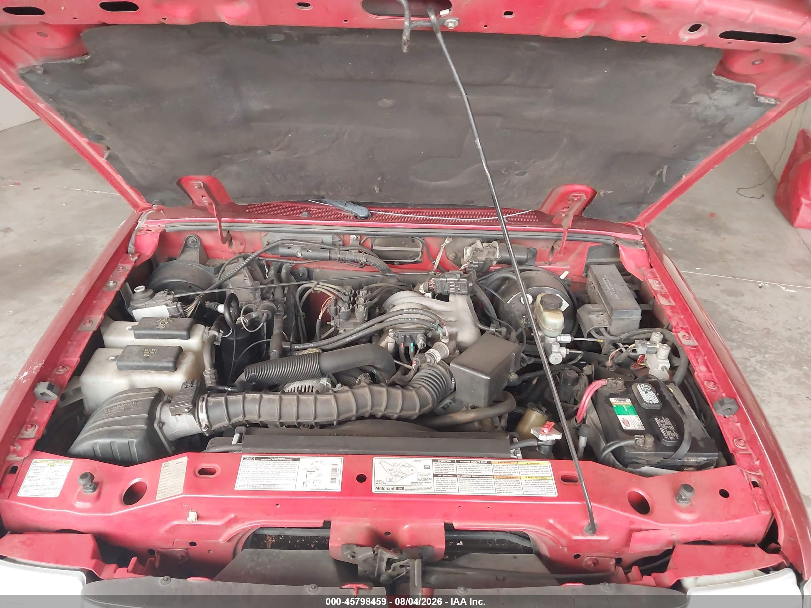1999 Ford Ranger Xl/xlt Красный vin: 1FTYR14V2XPA74655
