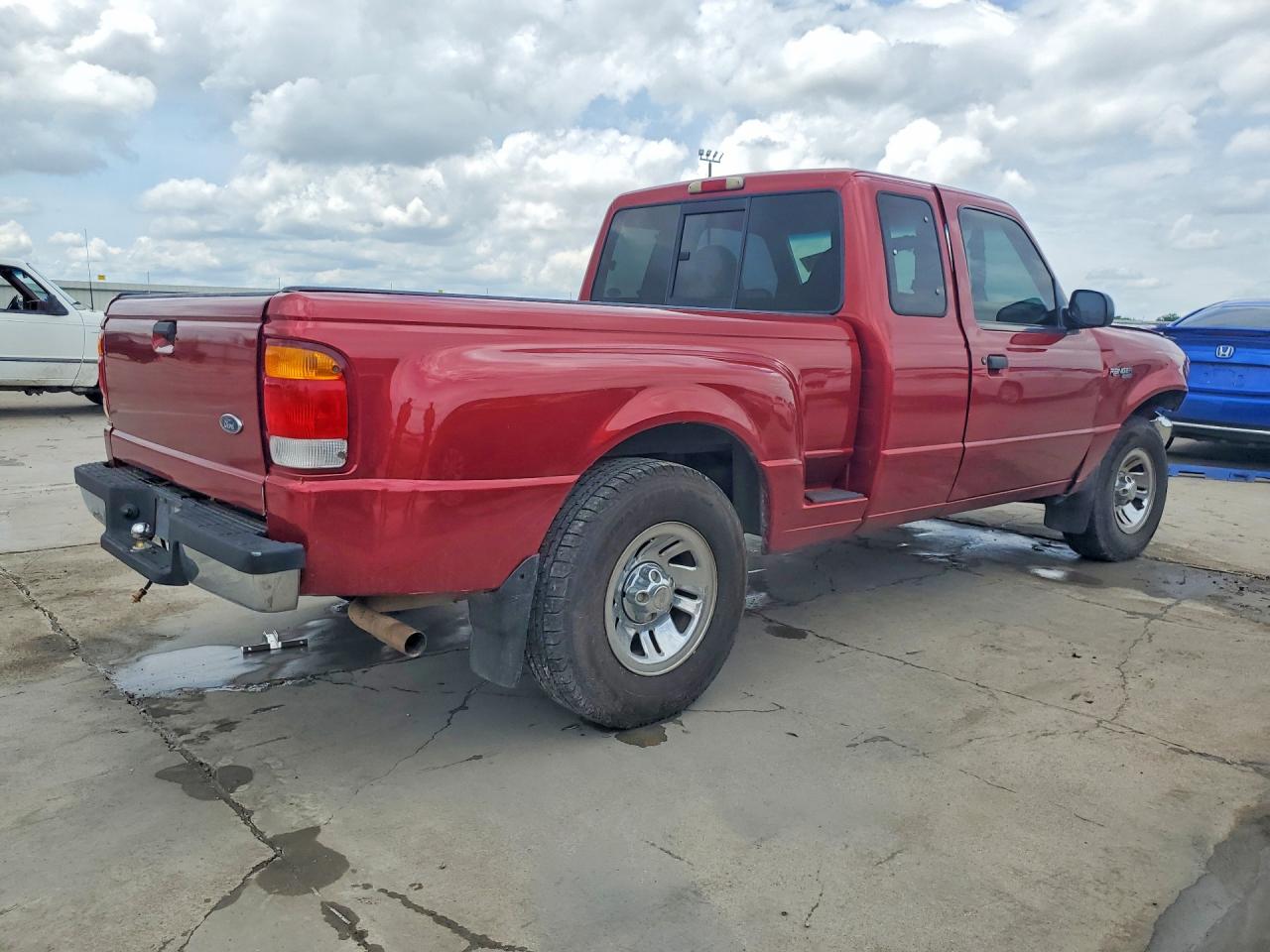 1999 Ford Ranger Super Cab Maroon vin: 1FTYR14V2XPB24406