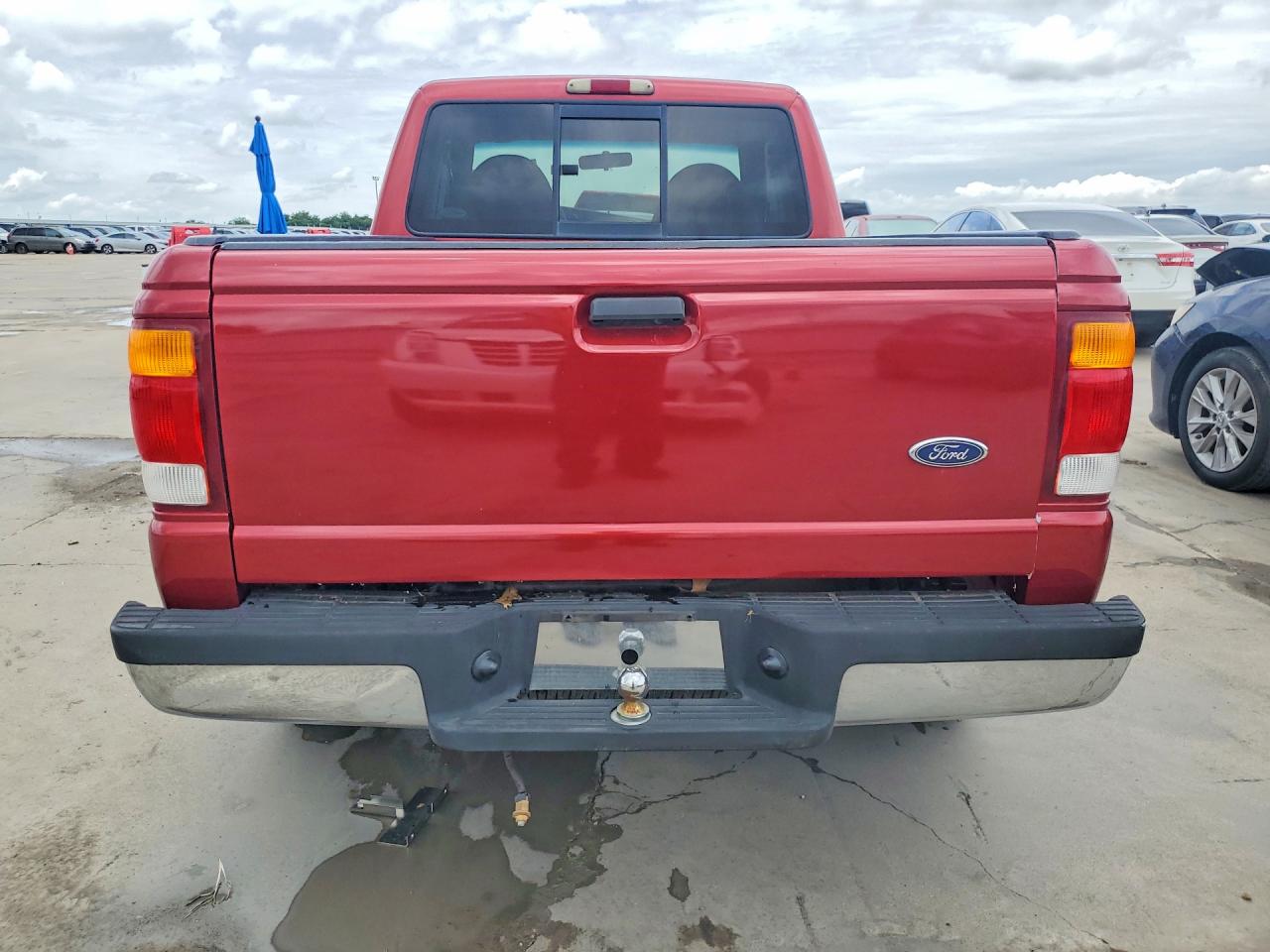 1999 Ford Ranger Super Cab Maroon vin: 1FTYR14V2XPB24406